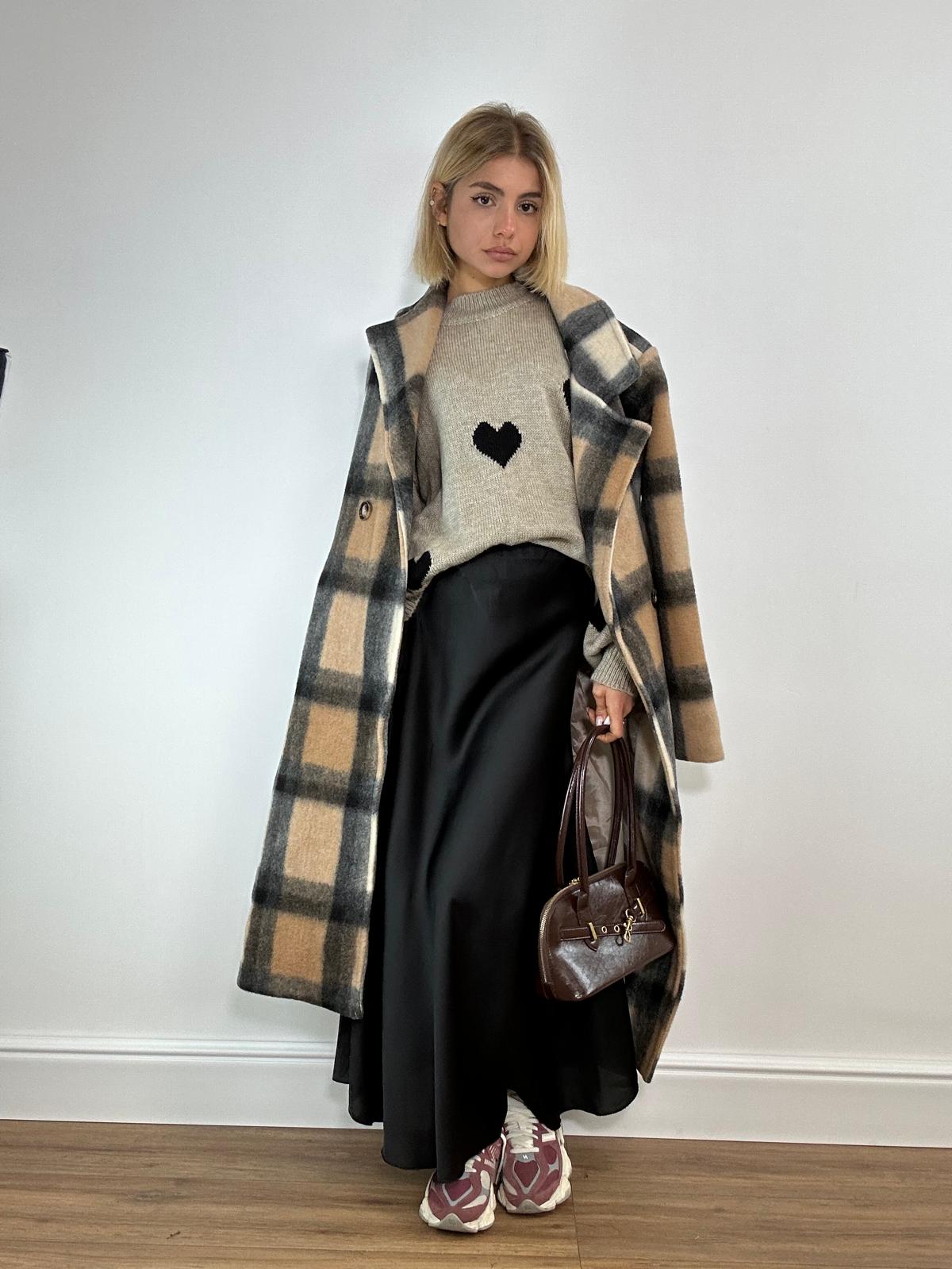 Cappotto IN683507 - Panna e Beige