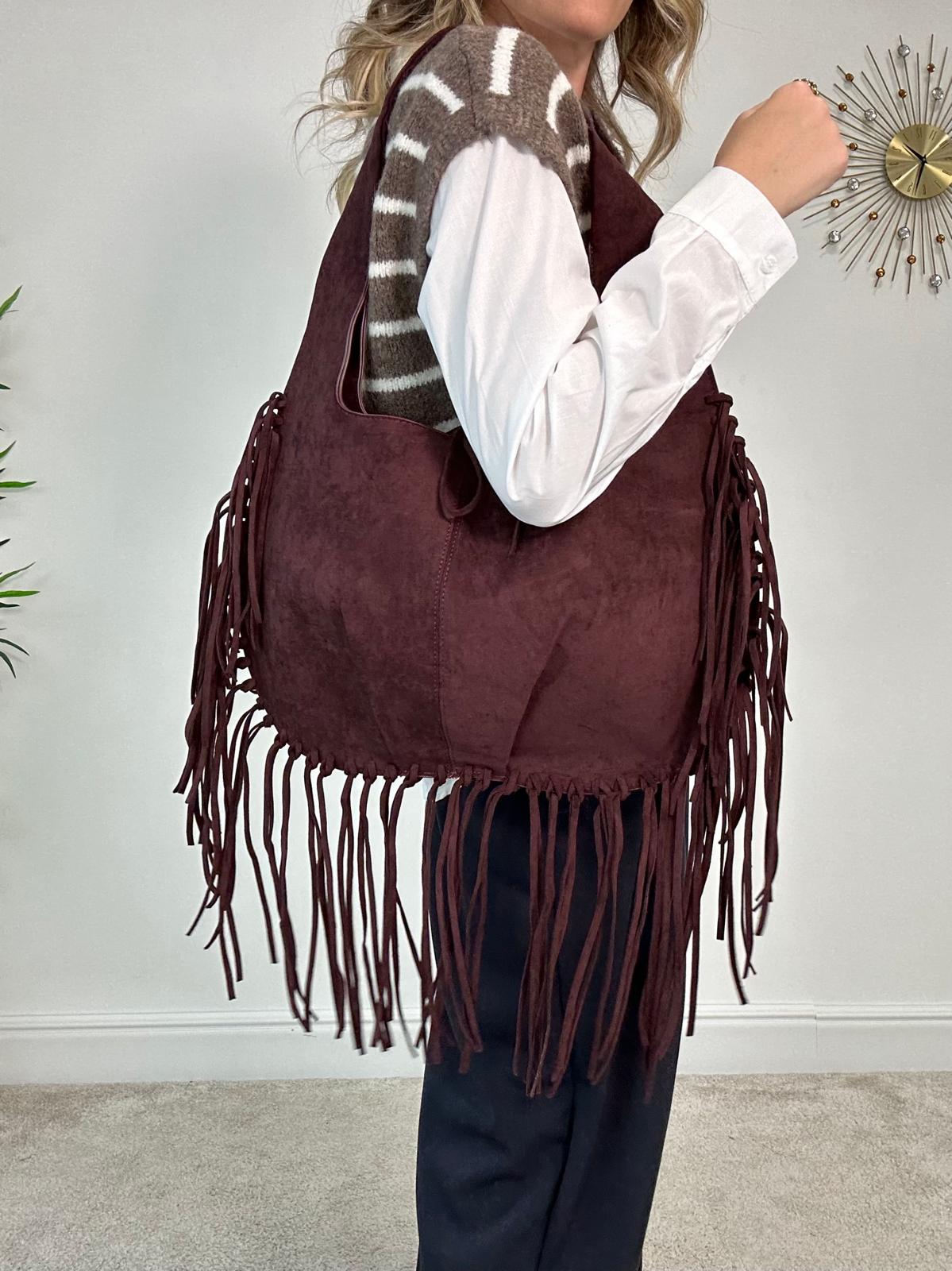 Borsa Grande con Frange - Vinaccio