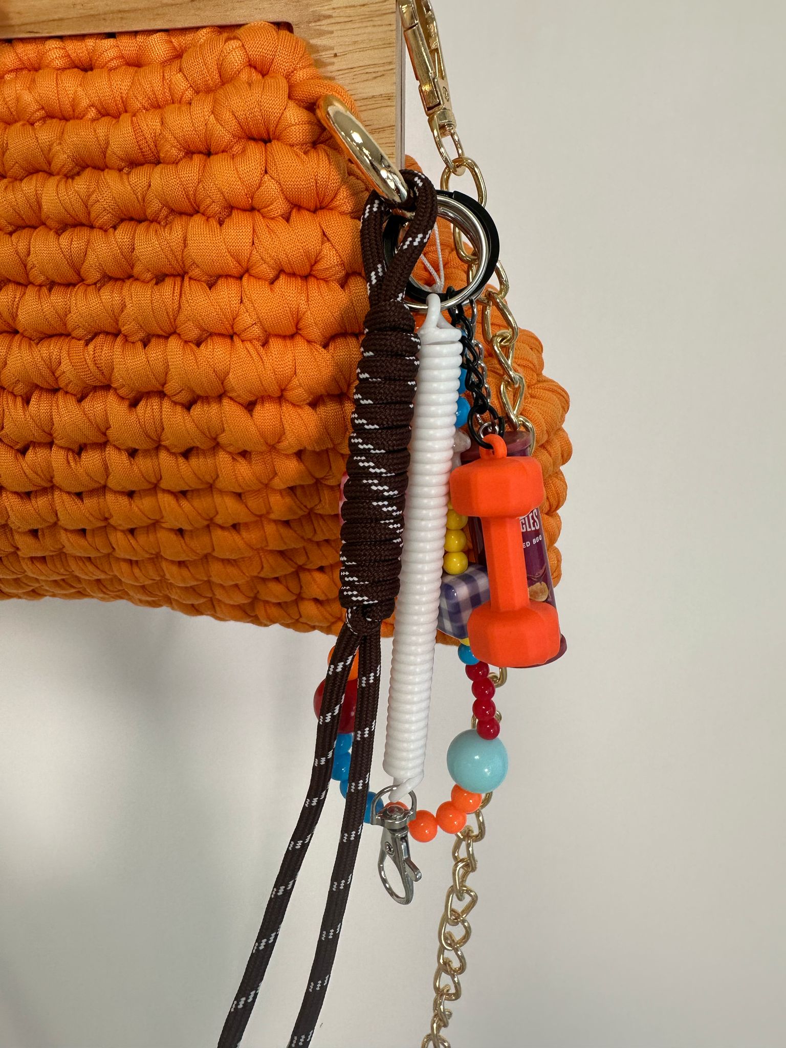 Ciondolo Arancio e Marrone