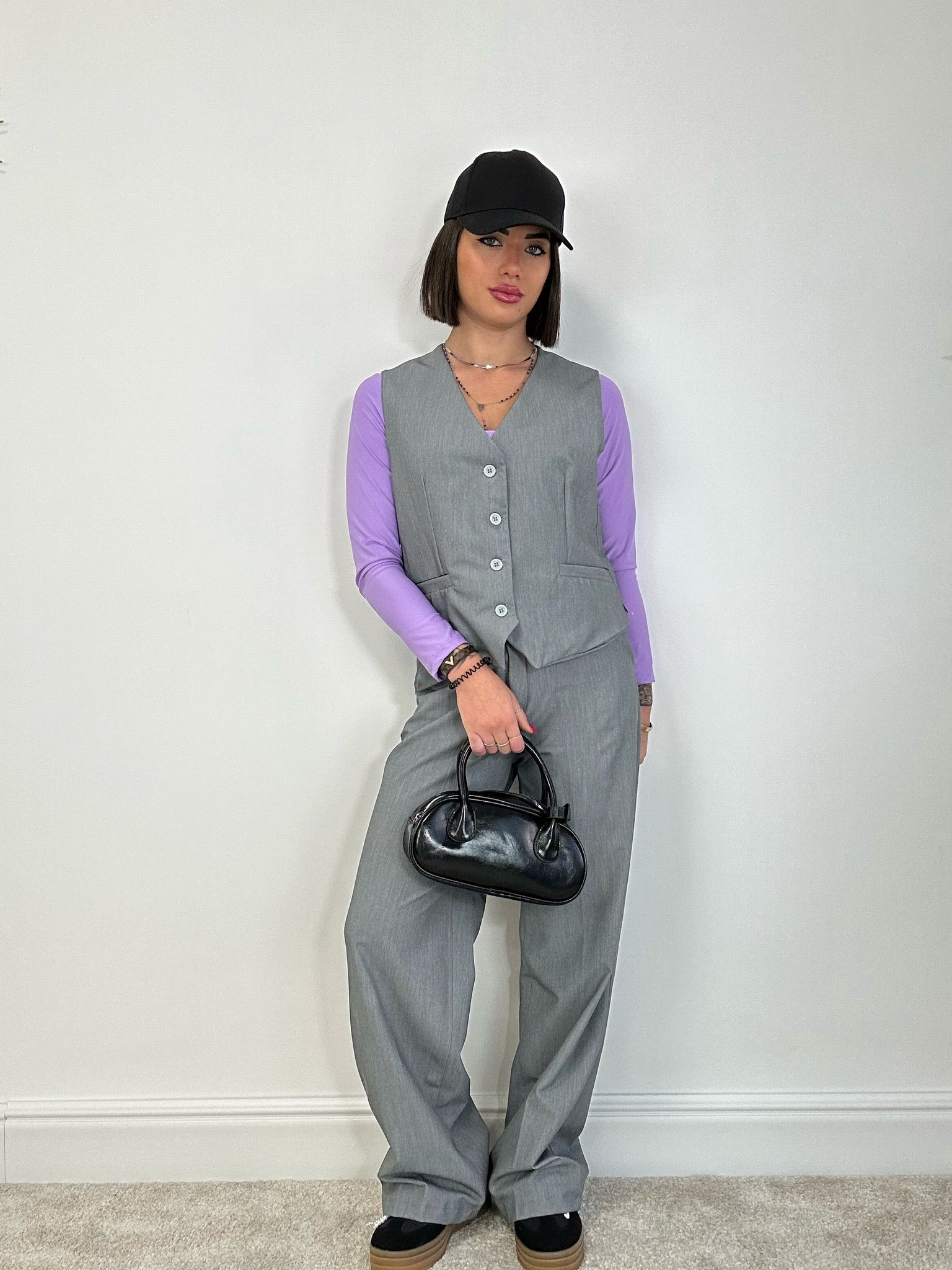 Tailleur Hilary (Gilet + Pantalone) Grigio