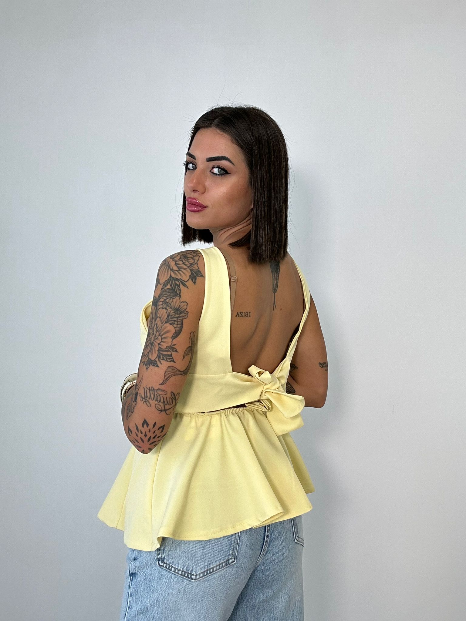 Maglia a campana - Giallo
