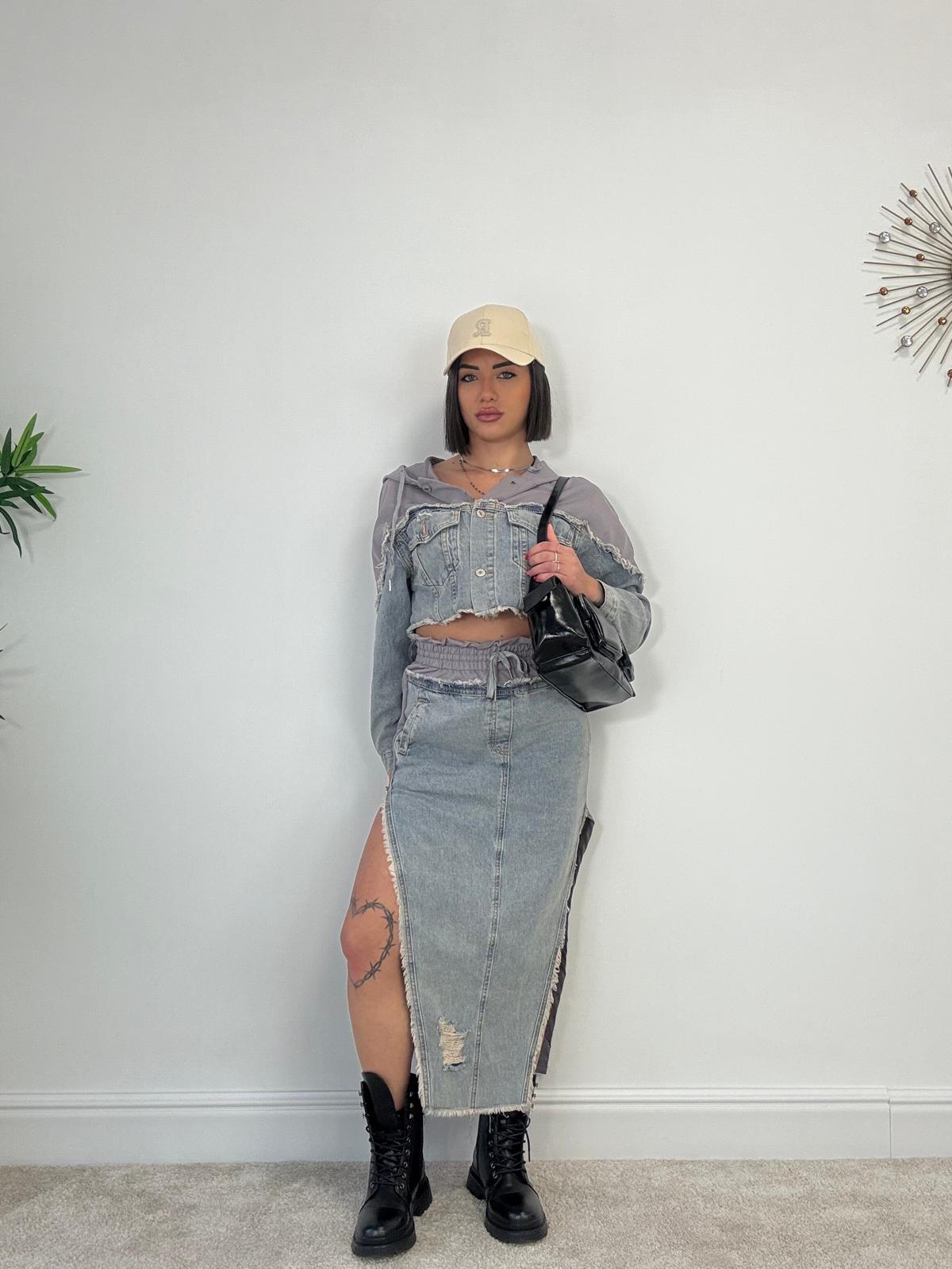 Ensemble Ruby Denim - Gris
