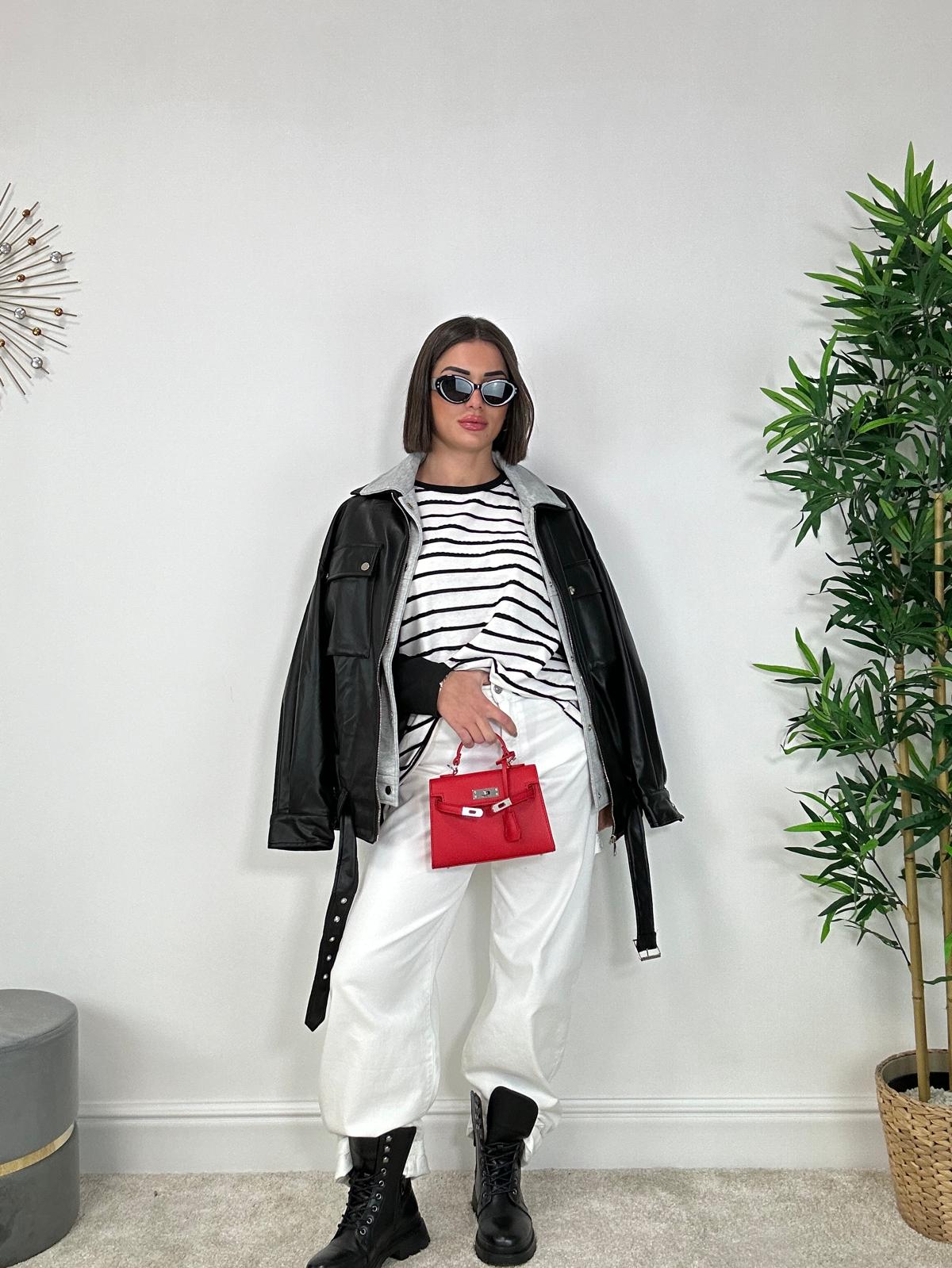 Maglia a righe - Bianco e Nero