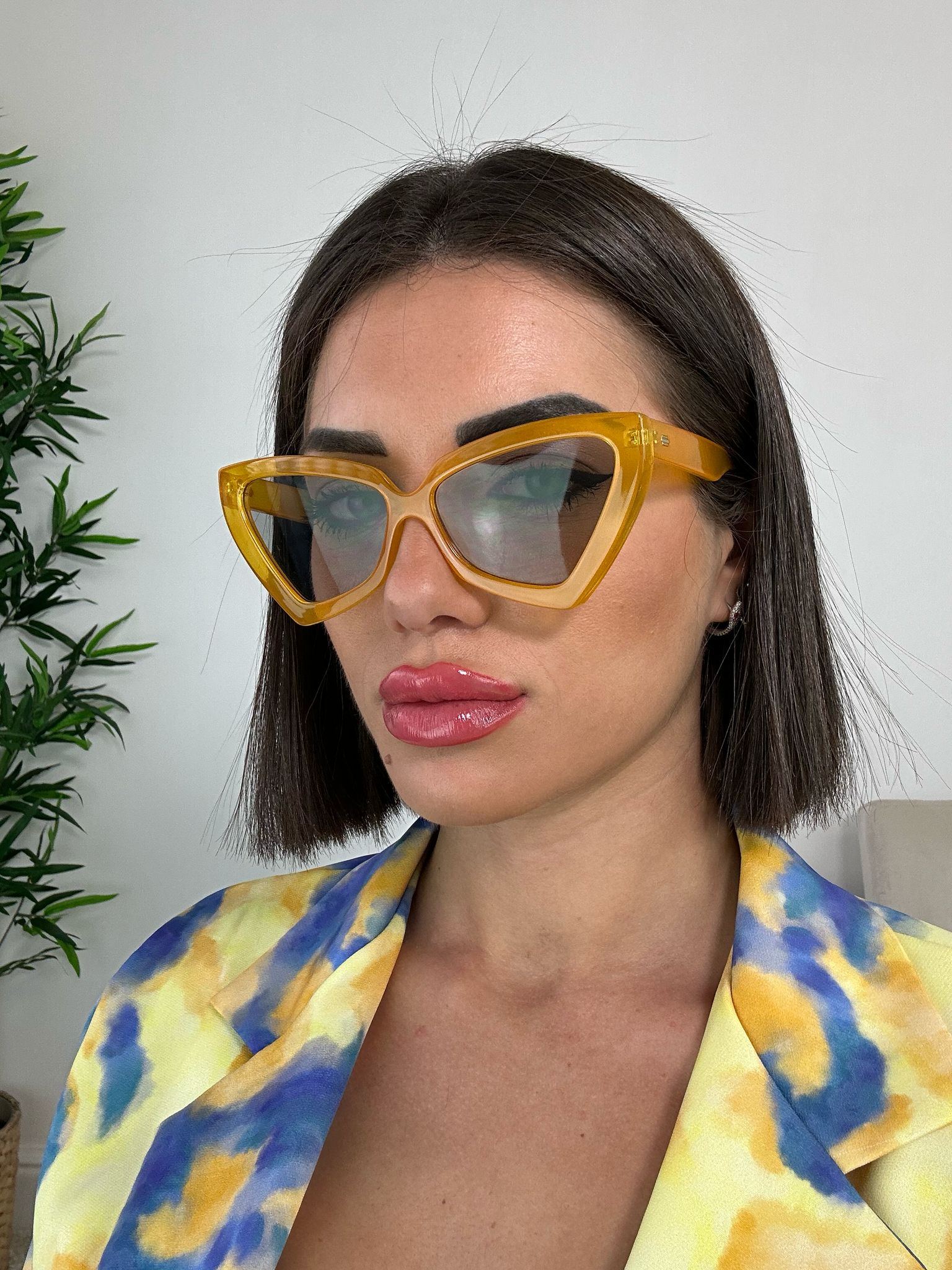 Lunettes de soleil - Moutarde