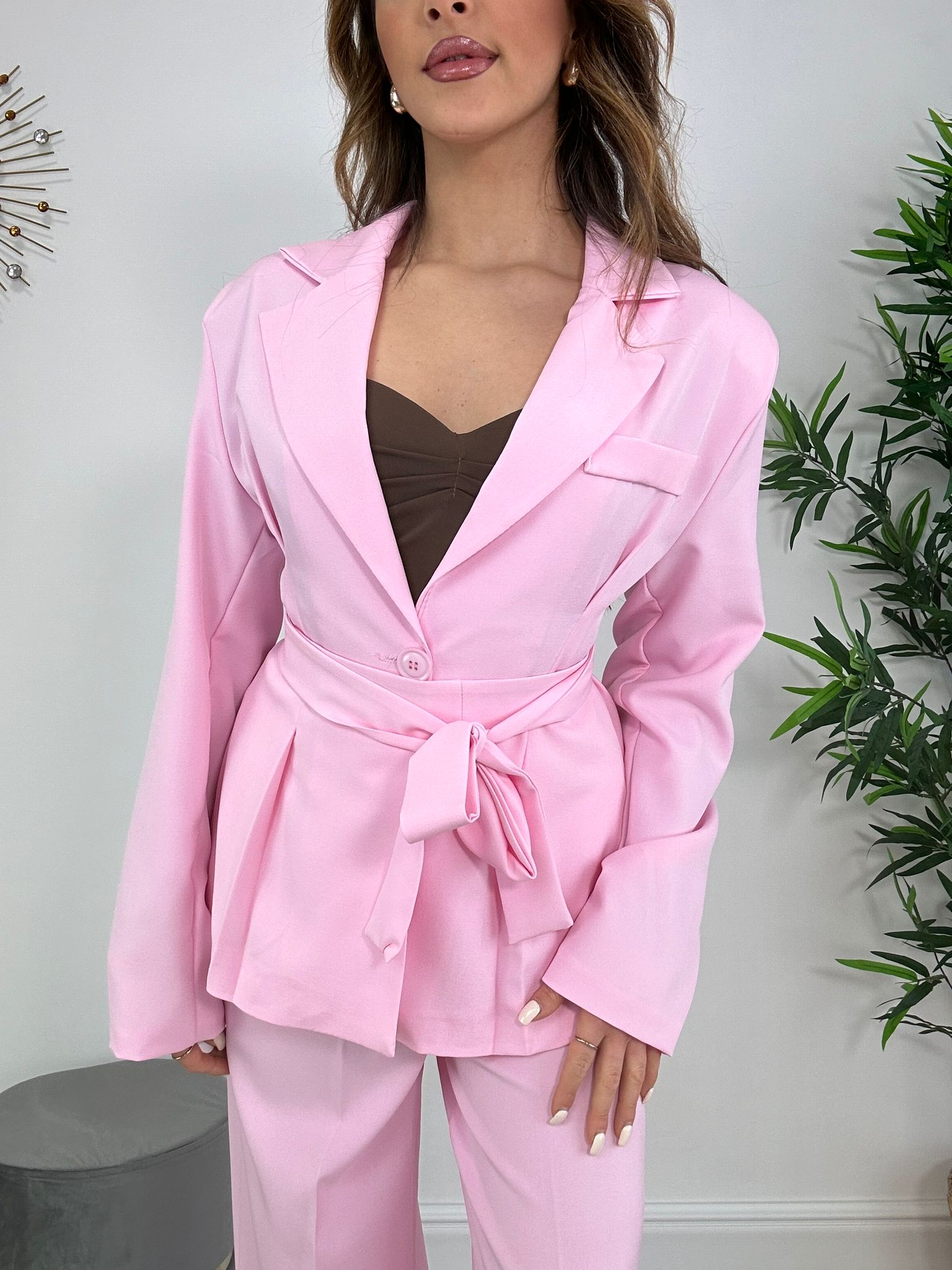 Anzug Lisbon (Blazer + Hose) Rosa
