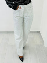 Jeans Dafne laminato bianco - FR4029