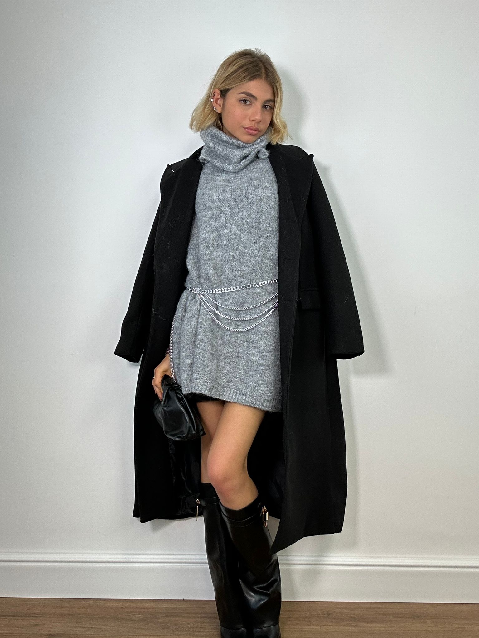 Maxi Maglione 3028 - Grigio