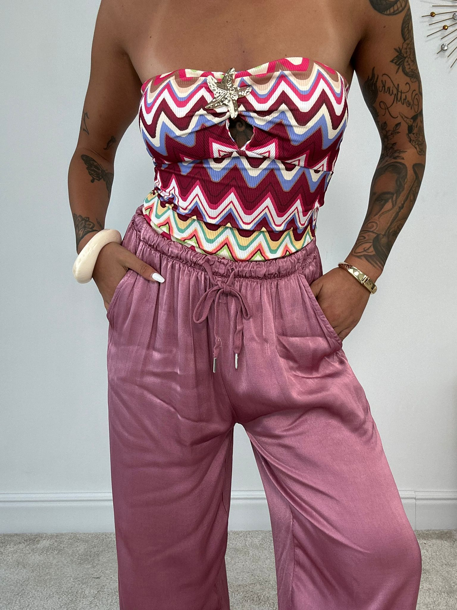 Pantalone Minori - Rosa Scuro