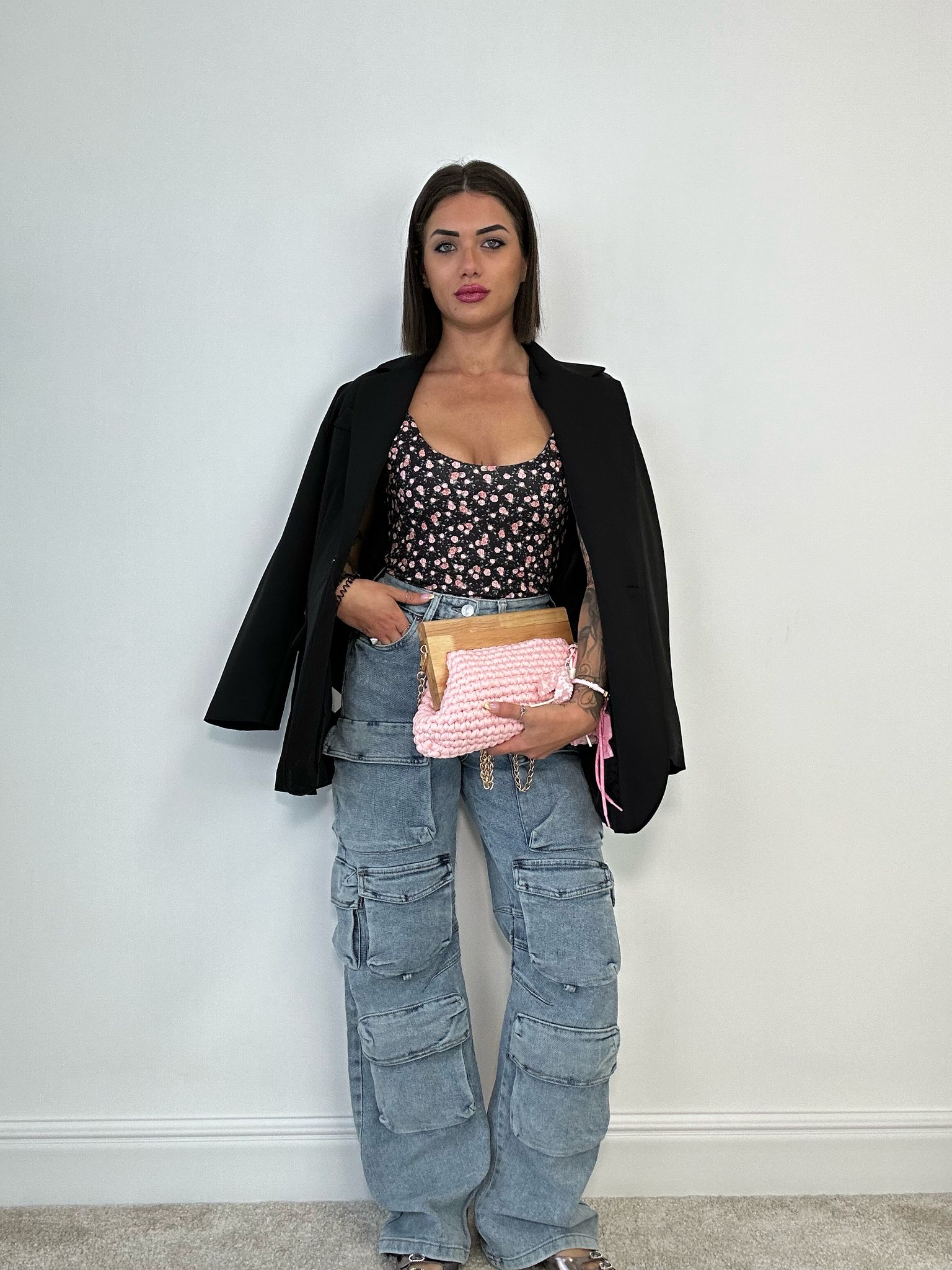 Jeans Cargo - Lavaggio Chiaro