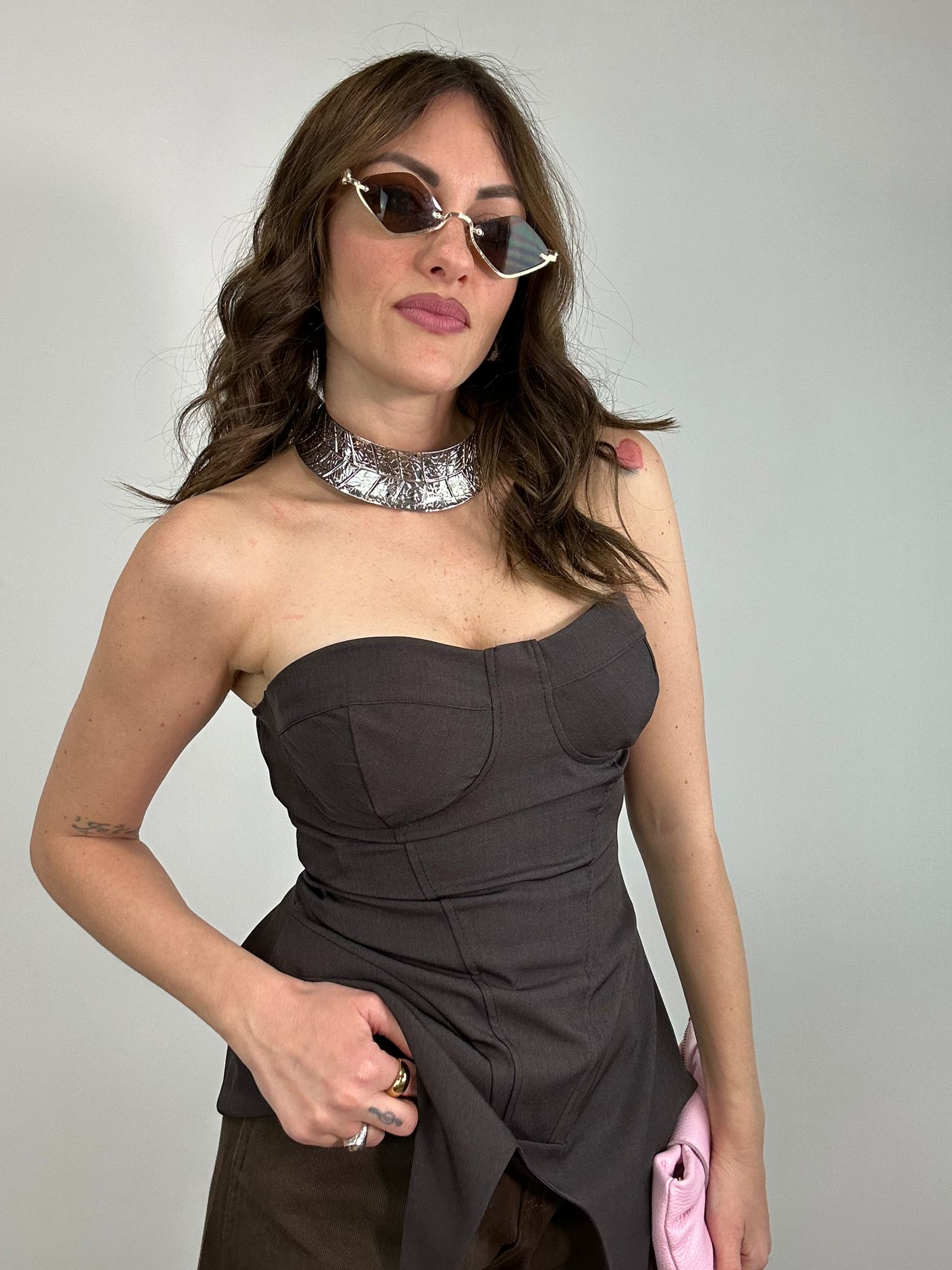 Top a corpetto 26003 - Nero