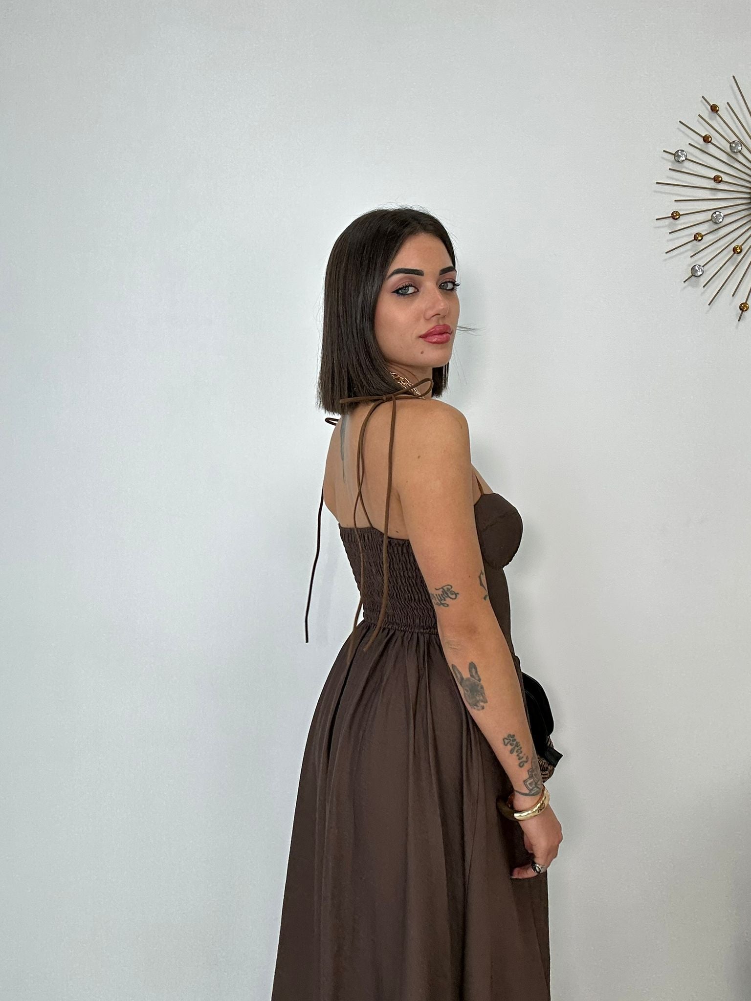 Abito Aurora - Marrone