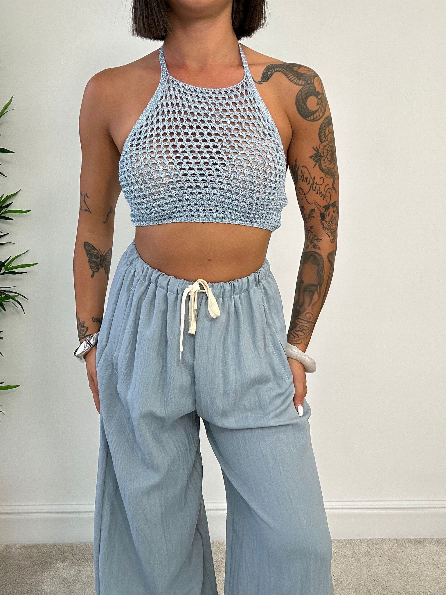 Pantalone Kevin - Azzurro Polvere