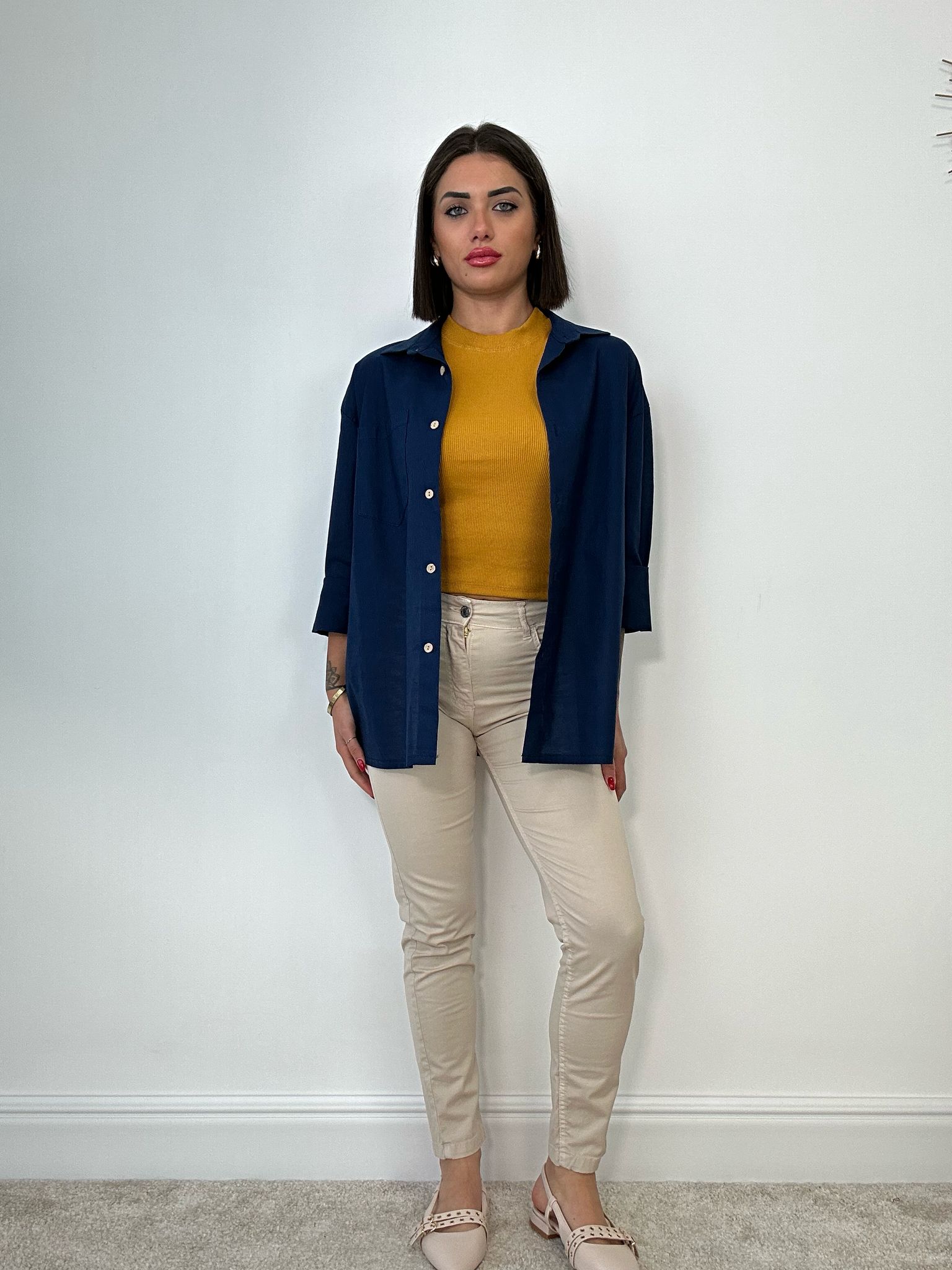 Jeans Skinny - Beige