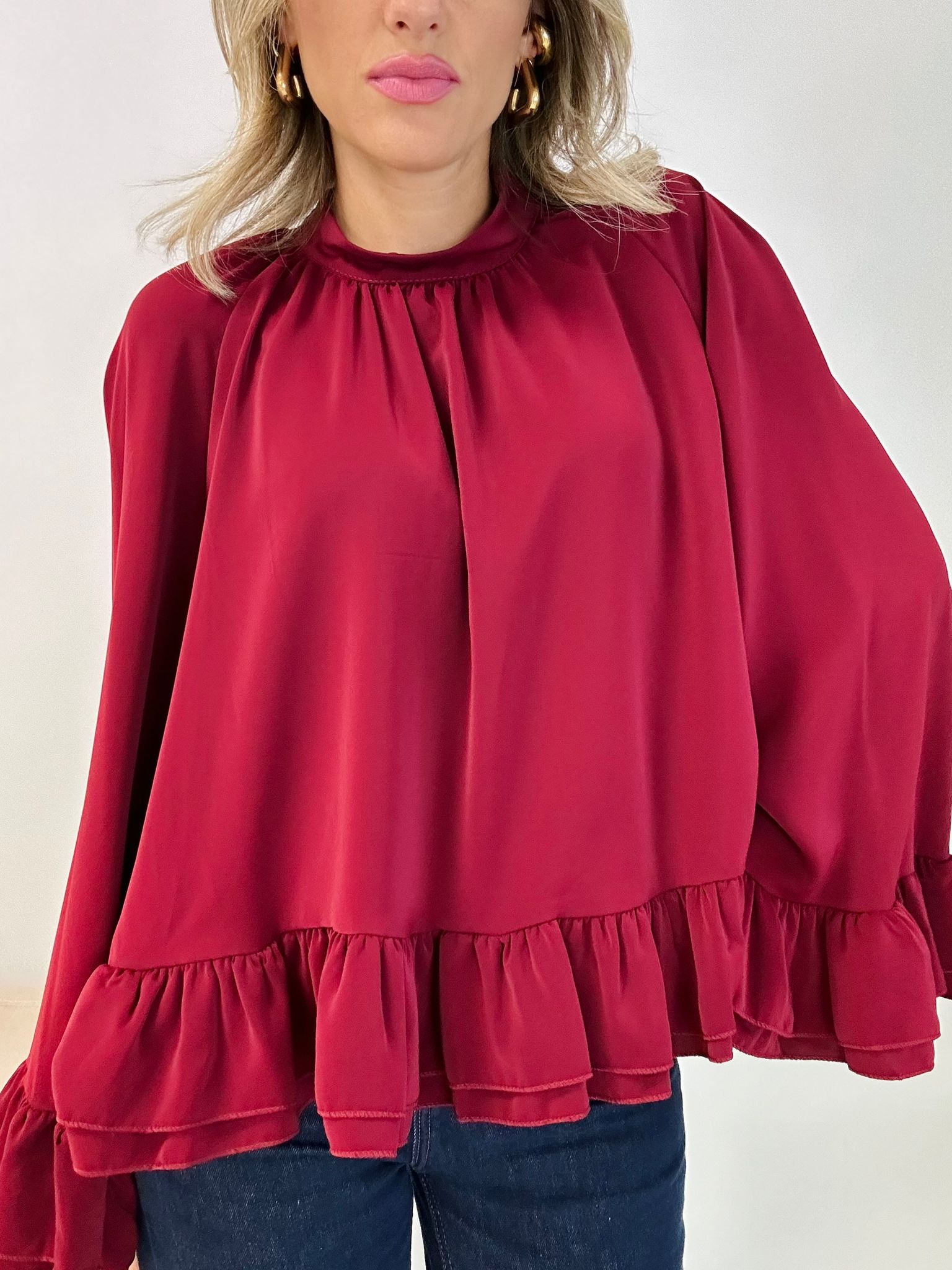 Blouse Margot - Bordeaux