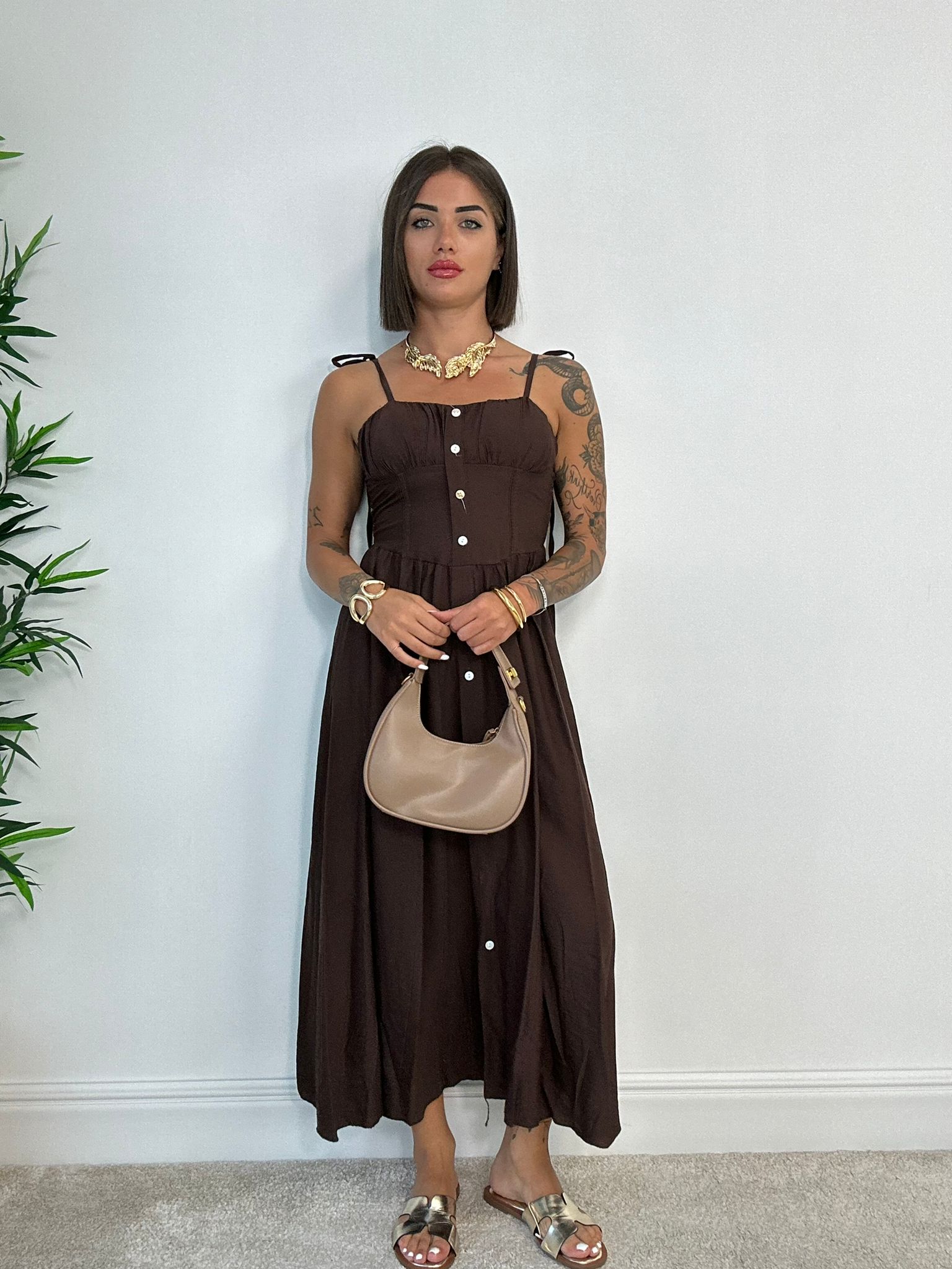 Abito Milena - Marrone