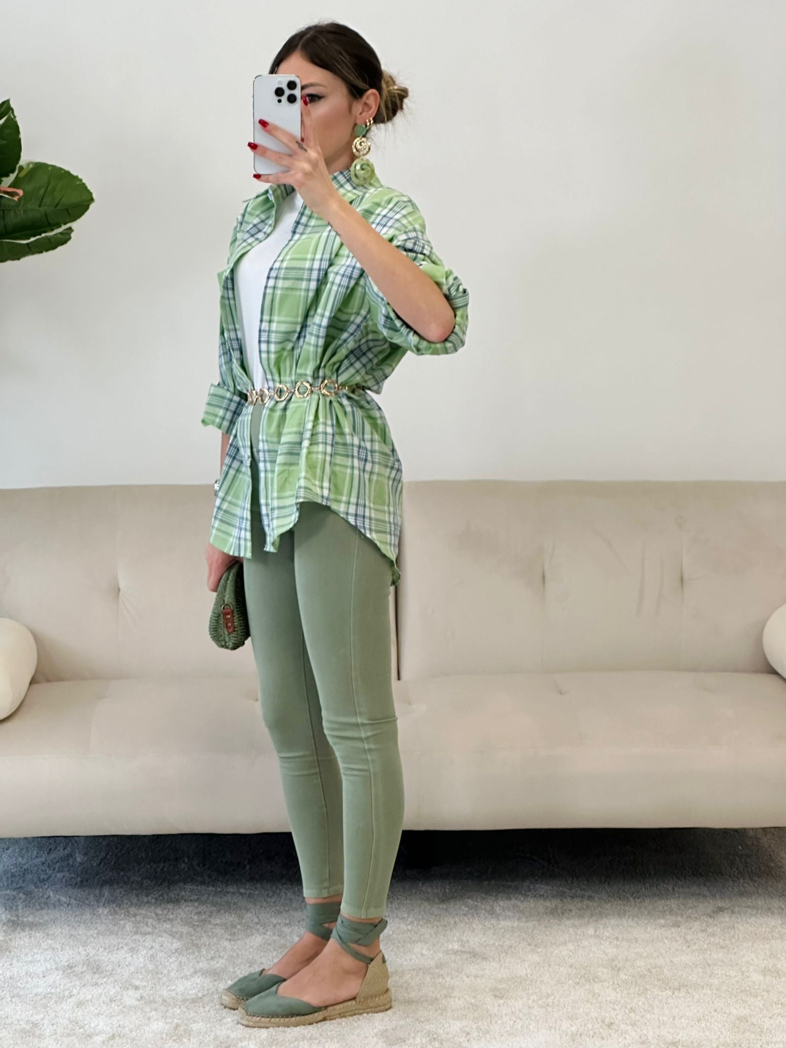 Pantalon legging - Vert