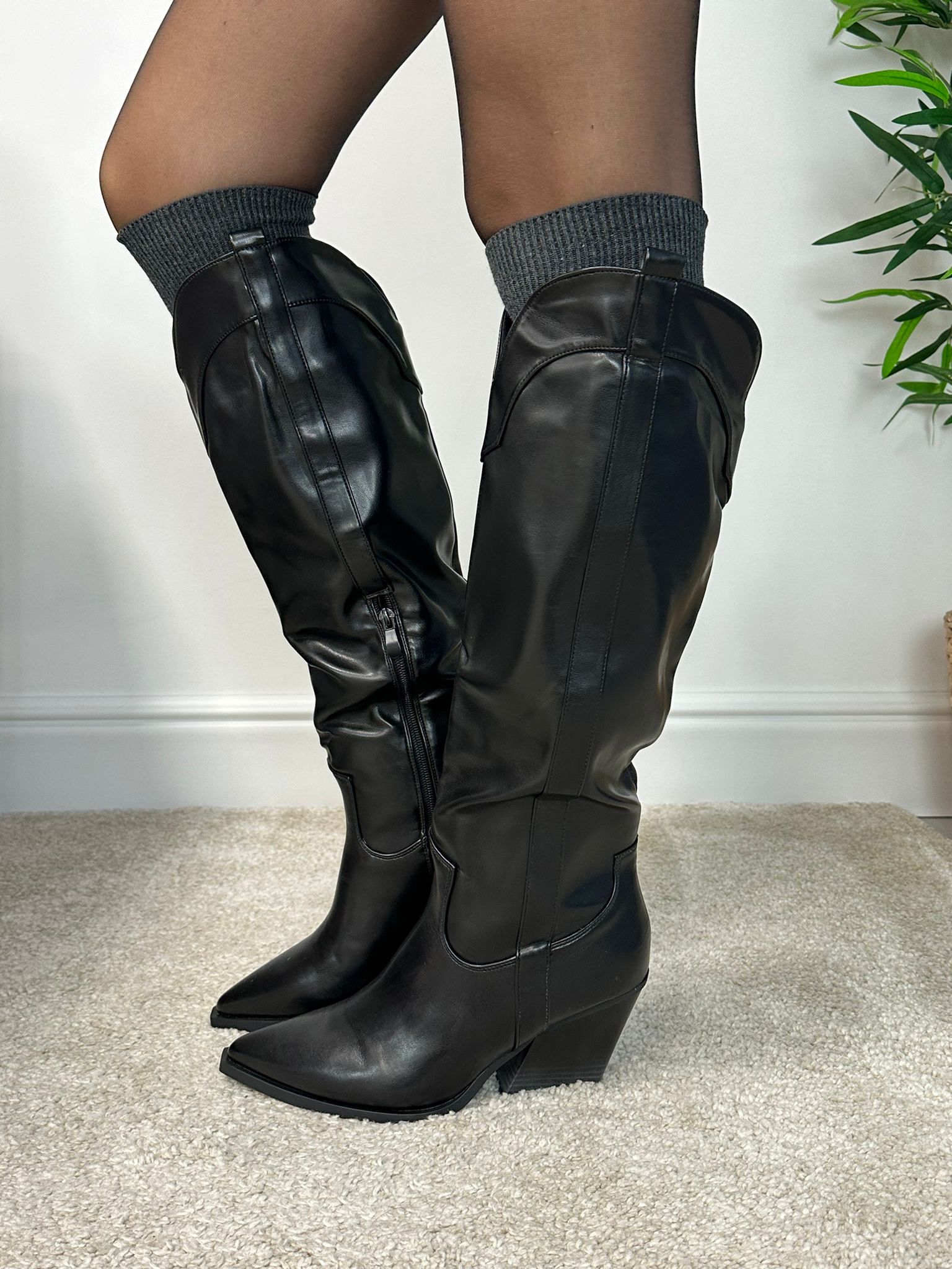 Camperos effet cuir - Noir DISPONIBLE 40