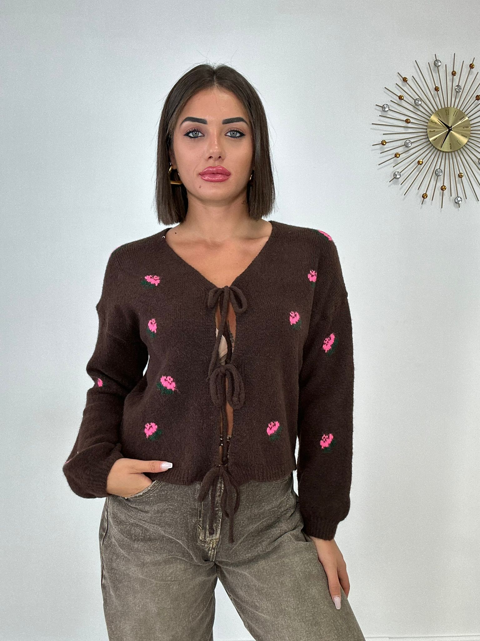 Maglioncino A2862 - Marrone