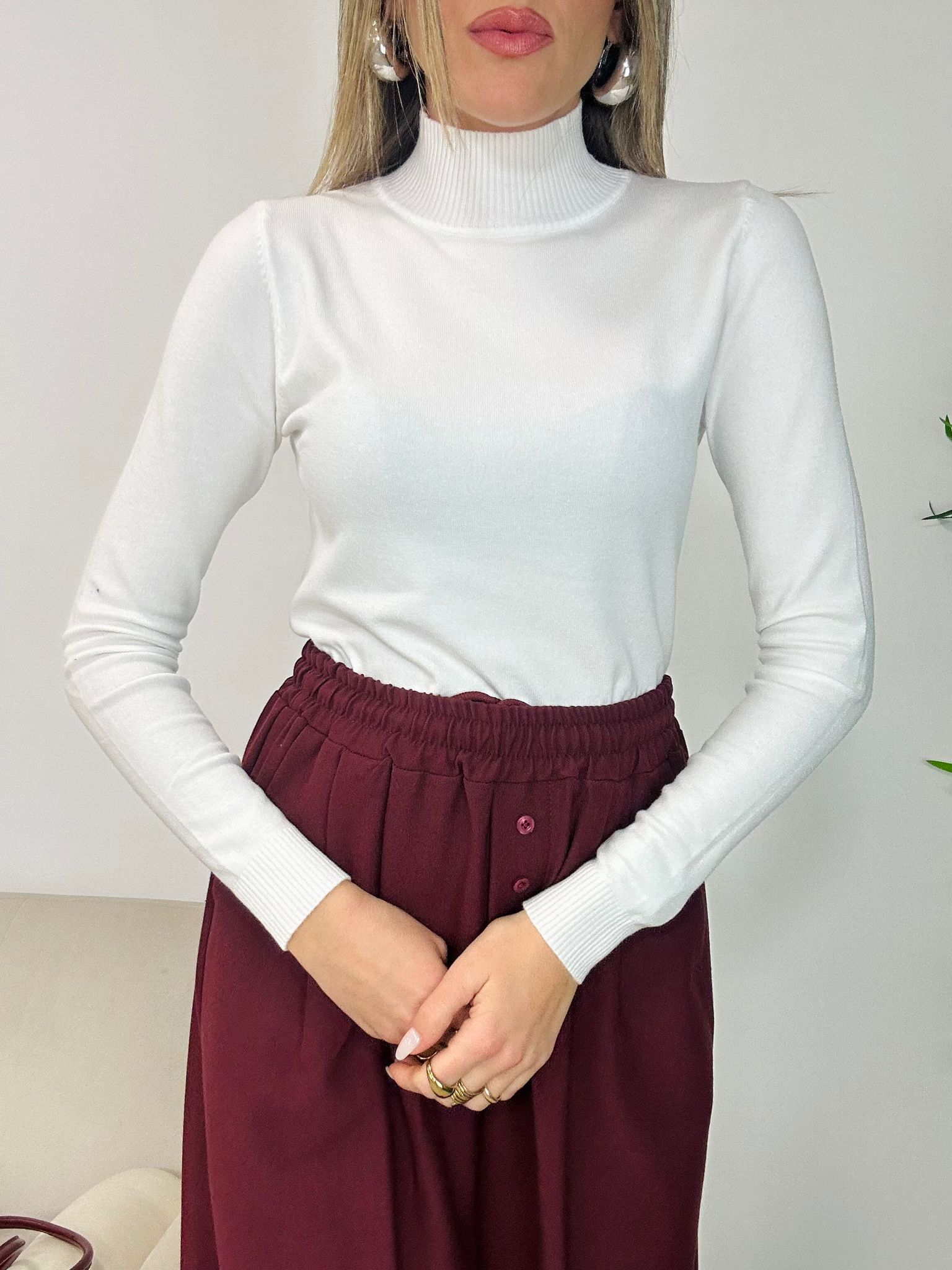 Pull simple à demi-cou - Différentes couleurs