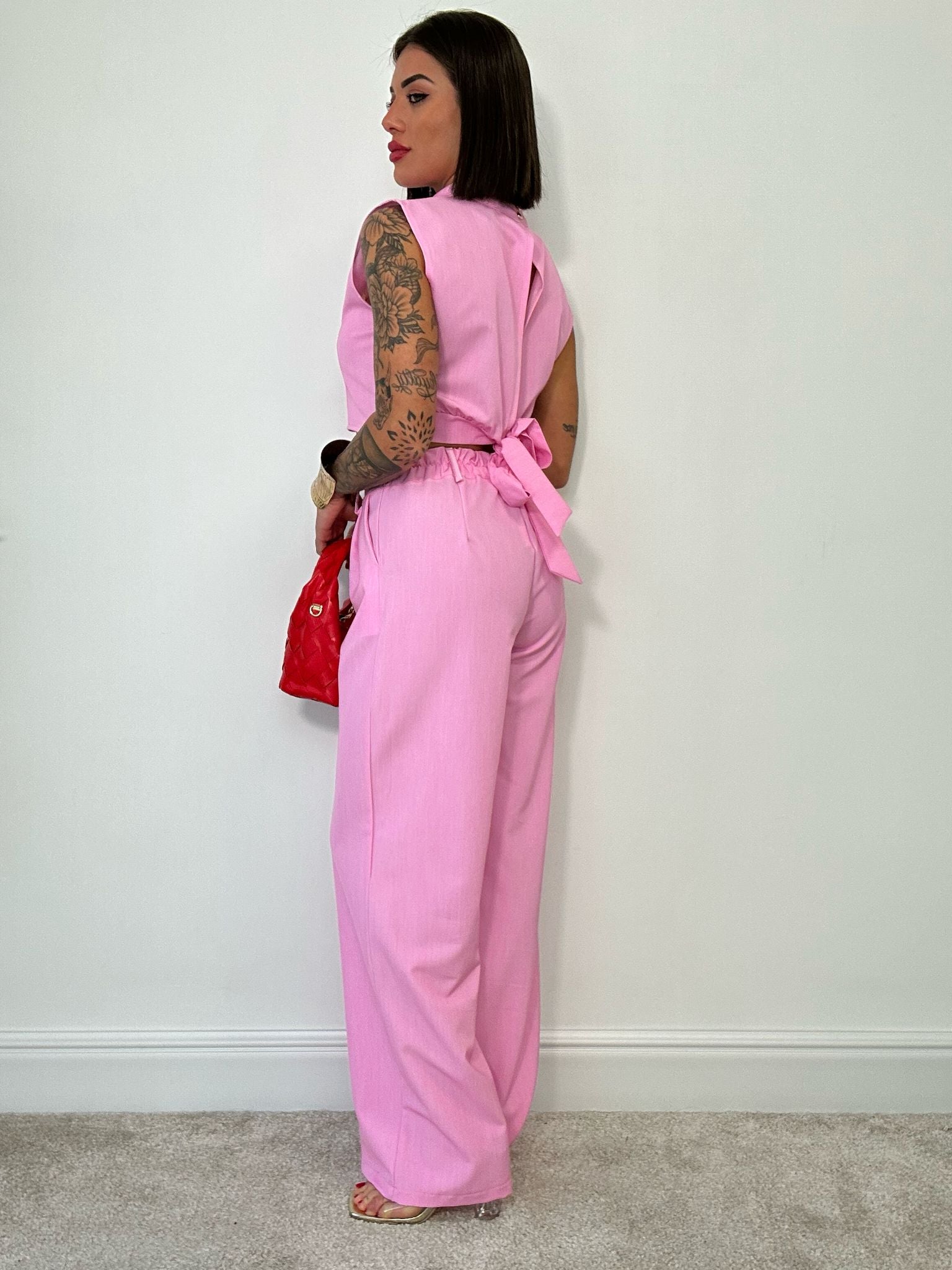 Coordinato Tenerife (Top + Pantalone) Rosa
