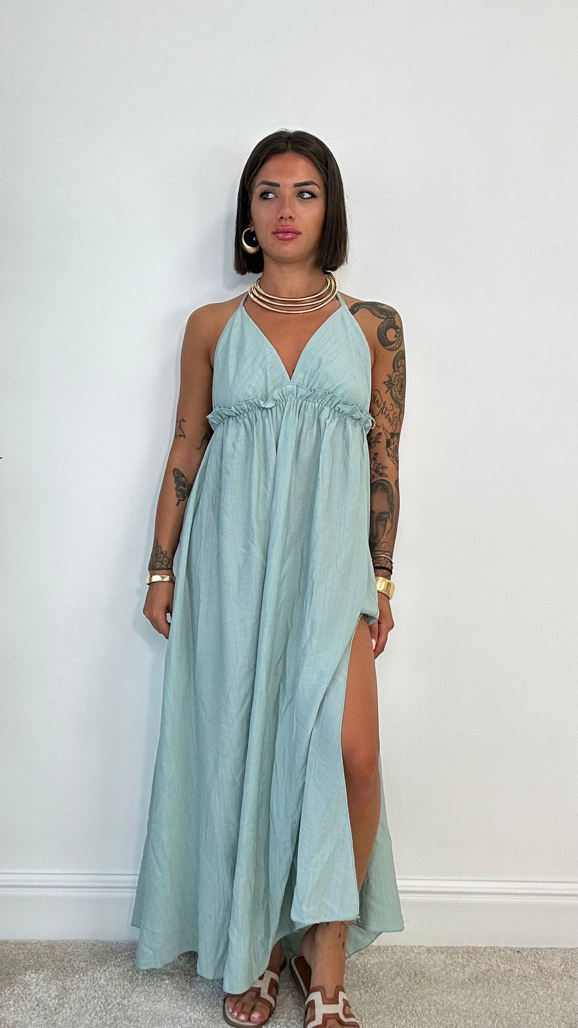 Abito Corinne - Verde menta