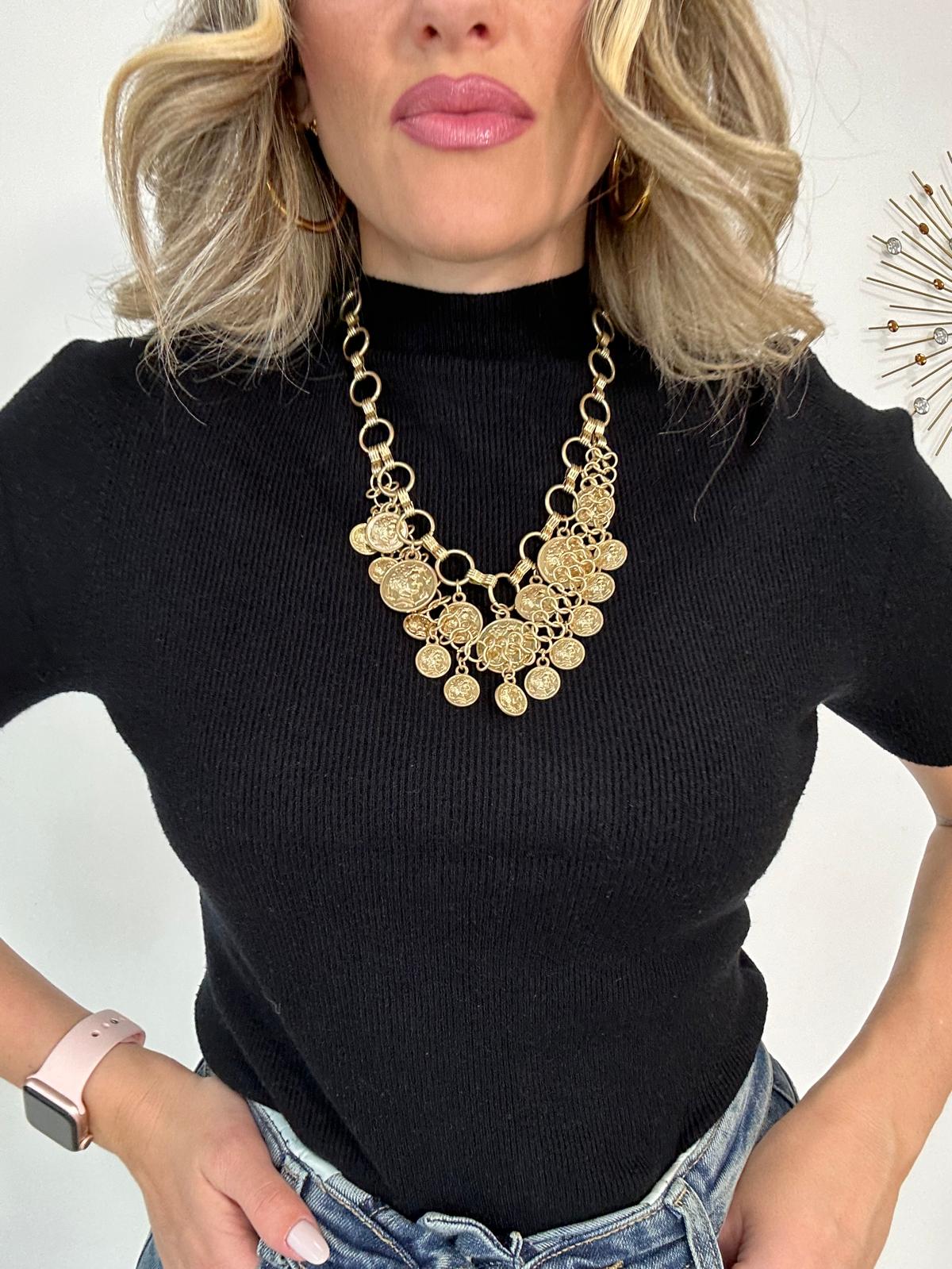 Collana con ciondoli - Oro