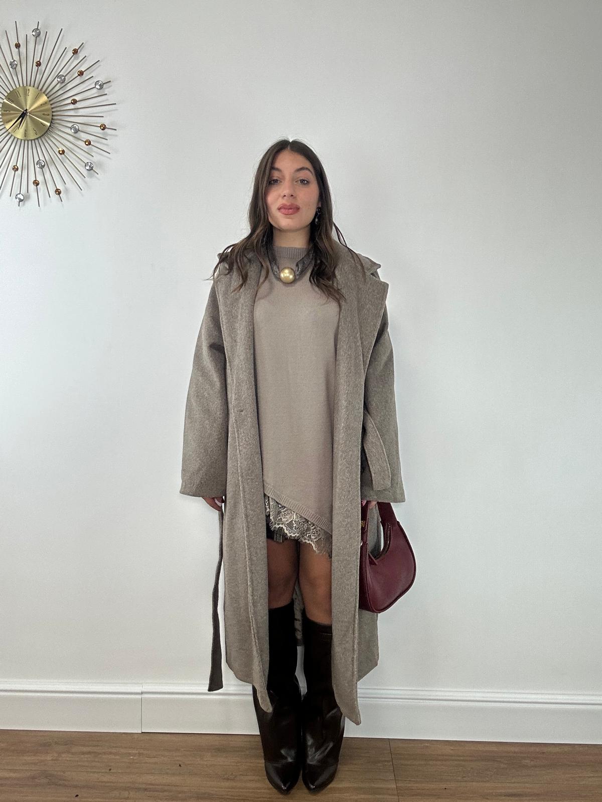 Cappotto 5955 - Fango