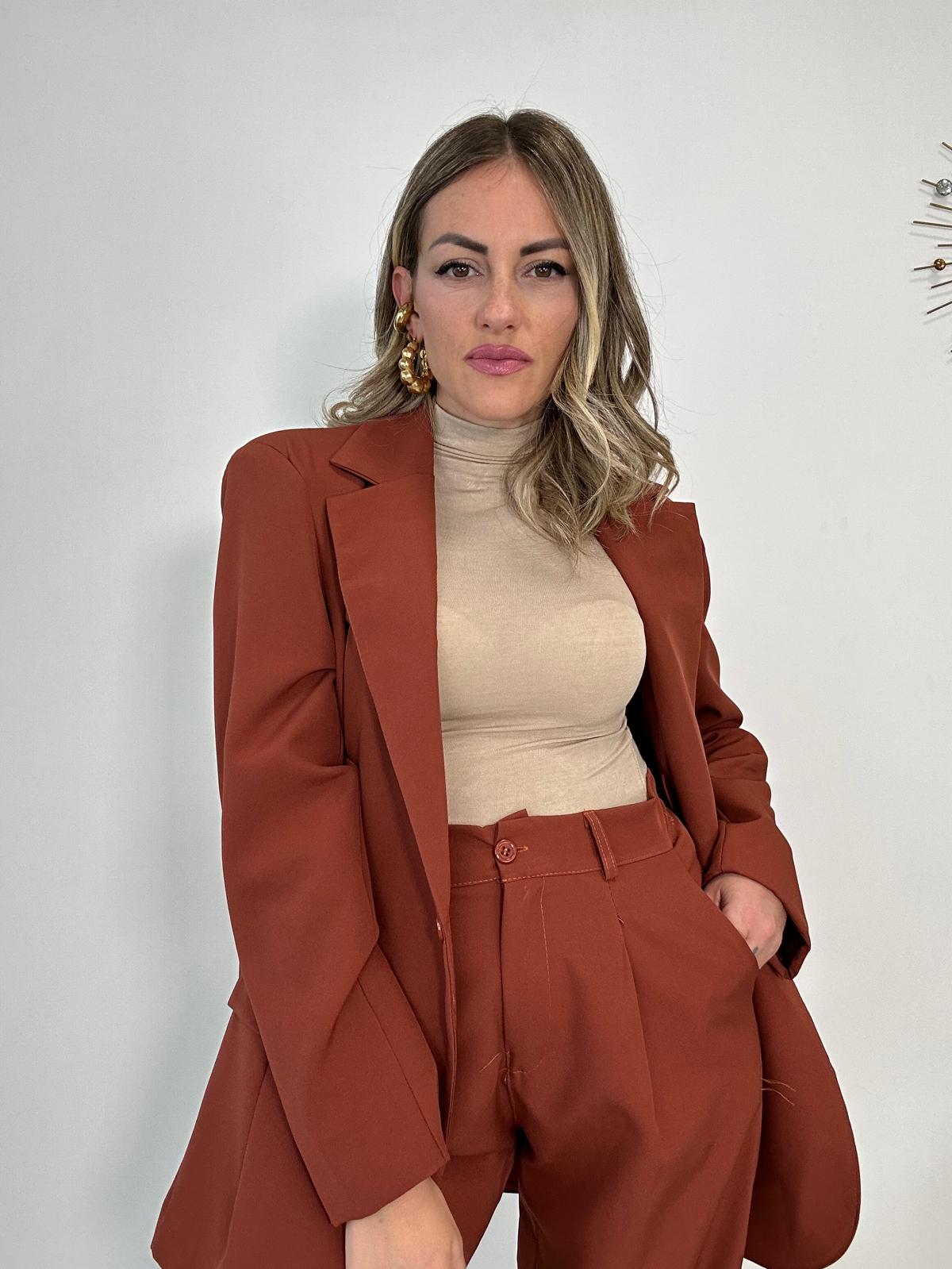 Tailleur Barcellona (Blazer + Pantalone) Coccio