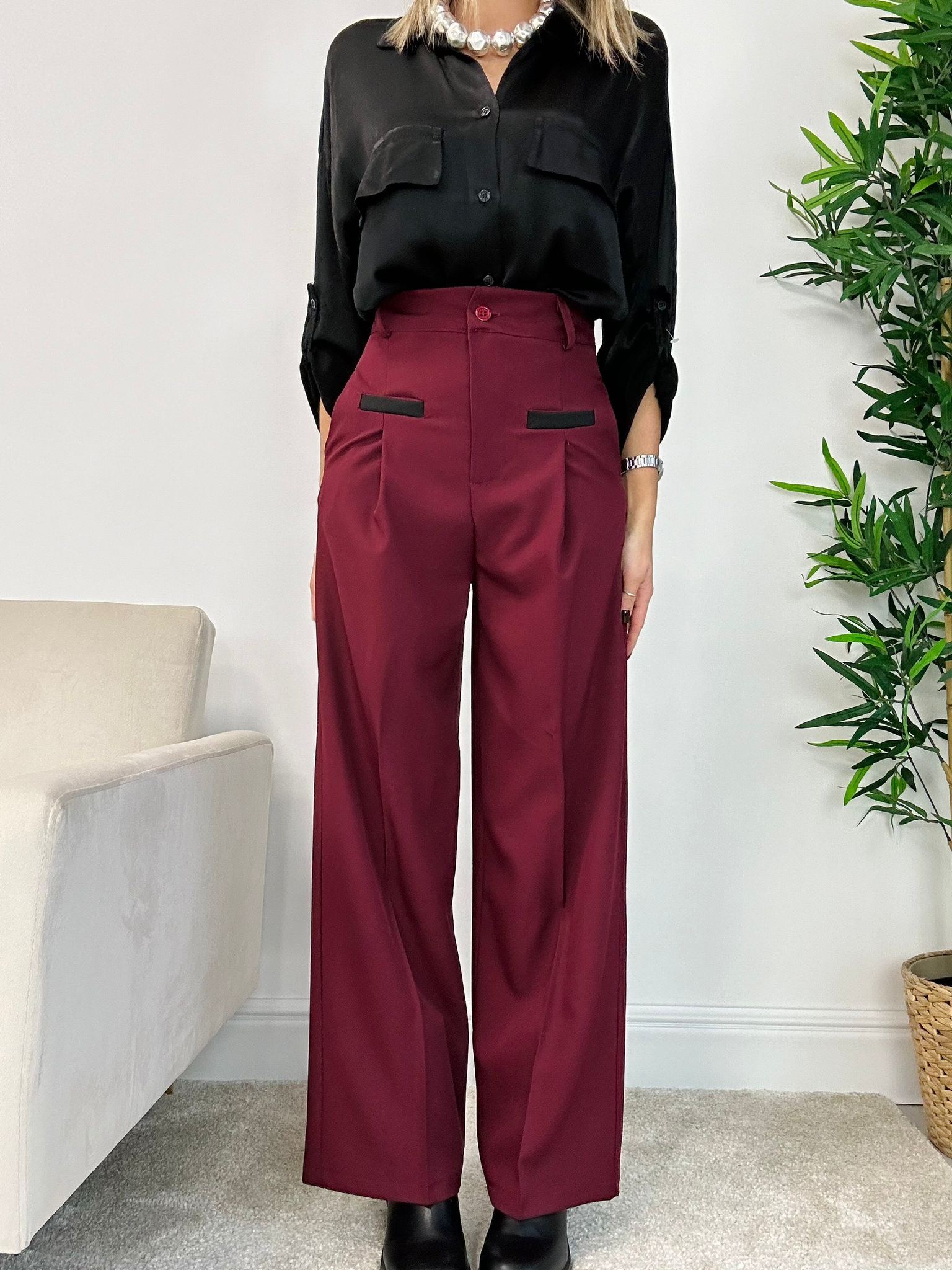 Pantalon Nicolas - Bordeaux