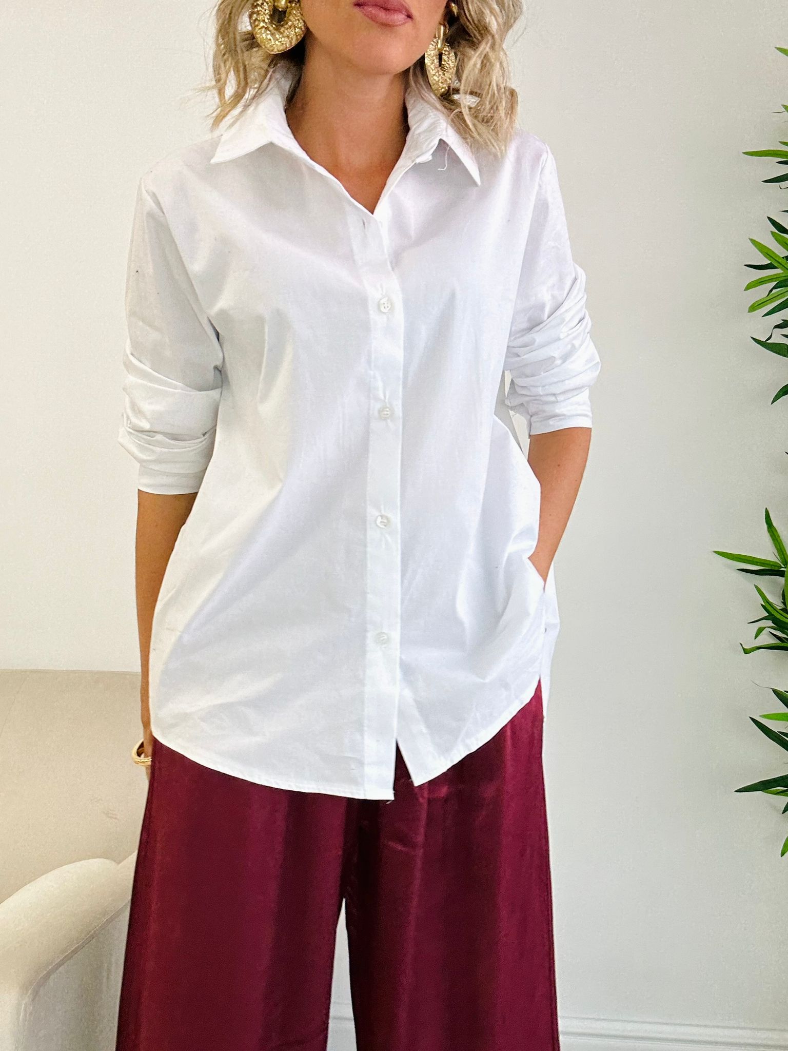 Chemise blanche basique