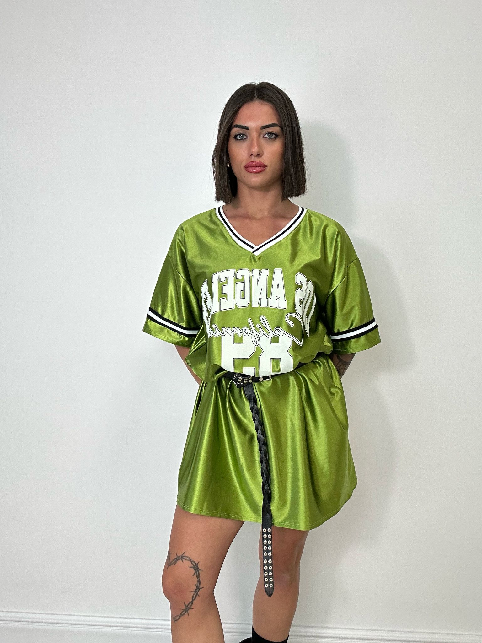 Maxi T-shirt Los Angeles - Verde