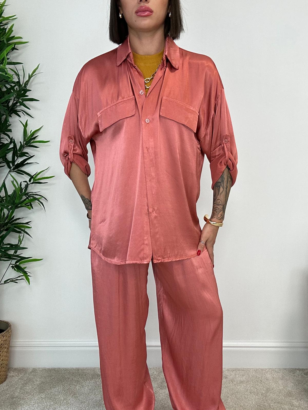 Chemise Minori - Saumon
