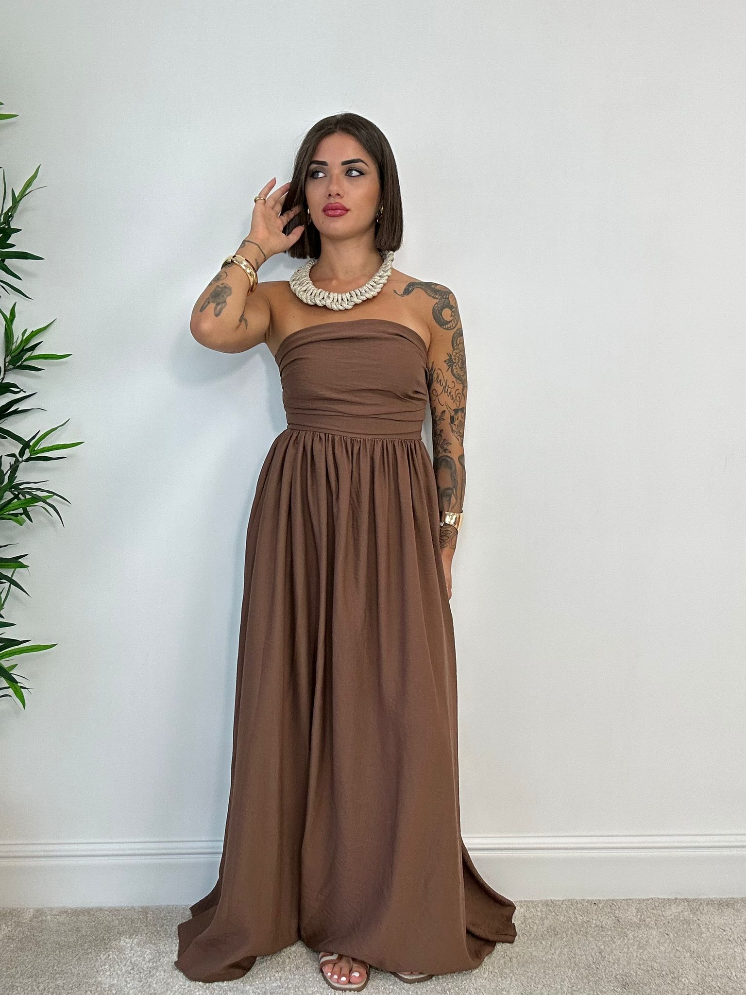 Abito Noemi - Marrone