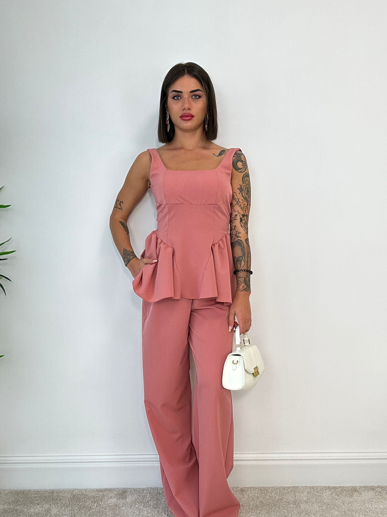 Coordinato Sofia (Maglia + Pantalone) Rosa