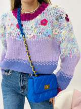 Mini-Ketty-Clutch – Blau