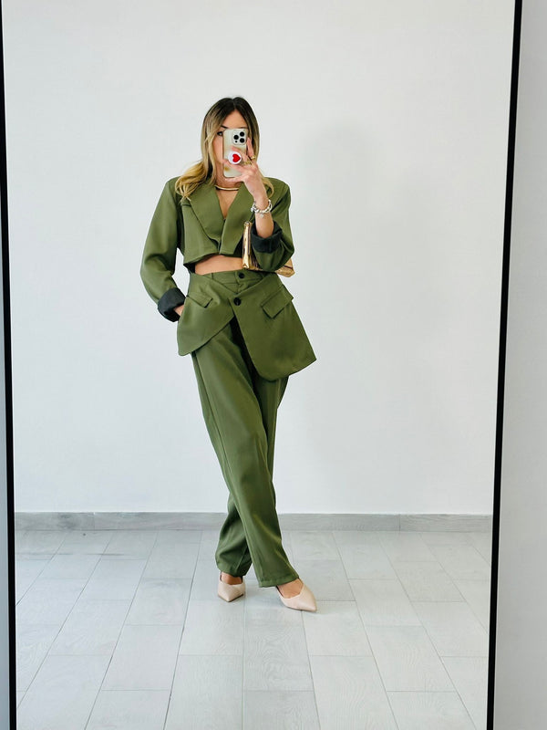 Tailleur Marrakech (Blazer + Pantalone) Verde