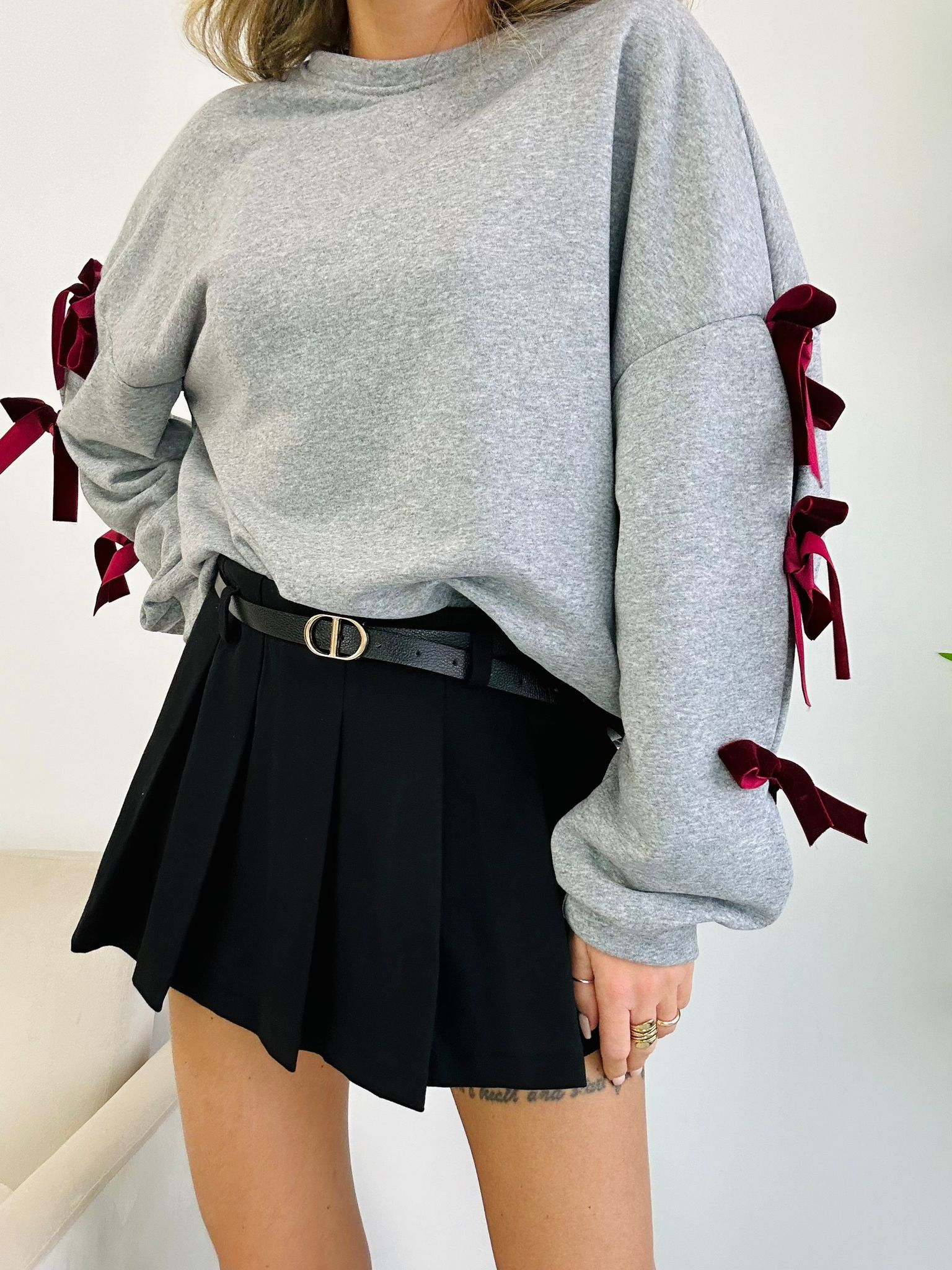 Jupe courte Silvia - Noir DISPONIBLE L