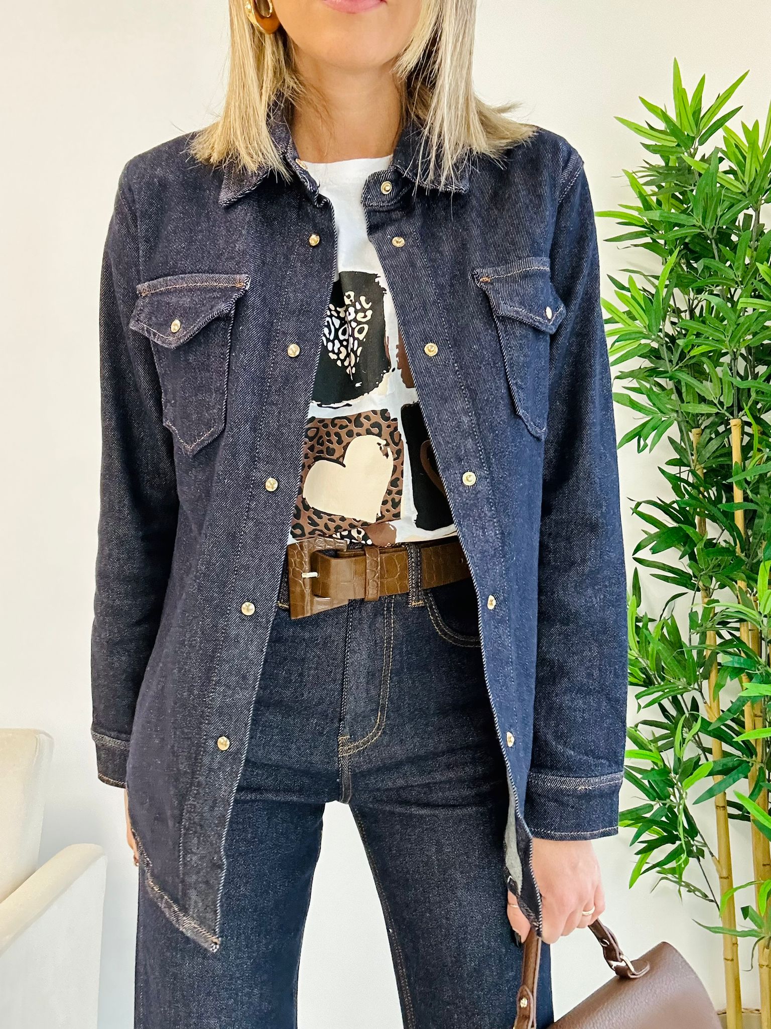 Chemise Brad Jeans - Délavage foncé