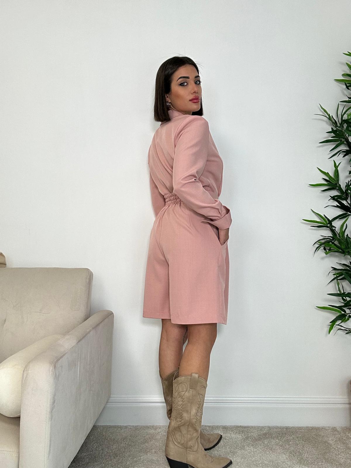Coordinato (Camicia + Bermuda) Rosa Antico