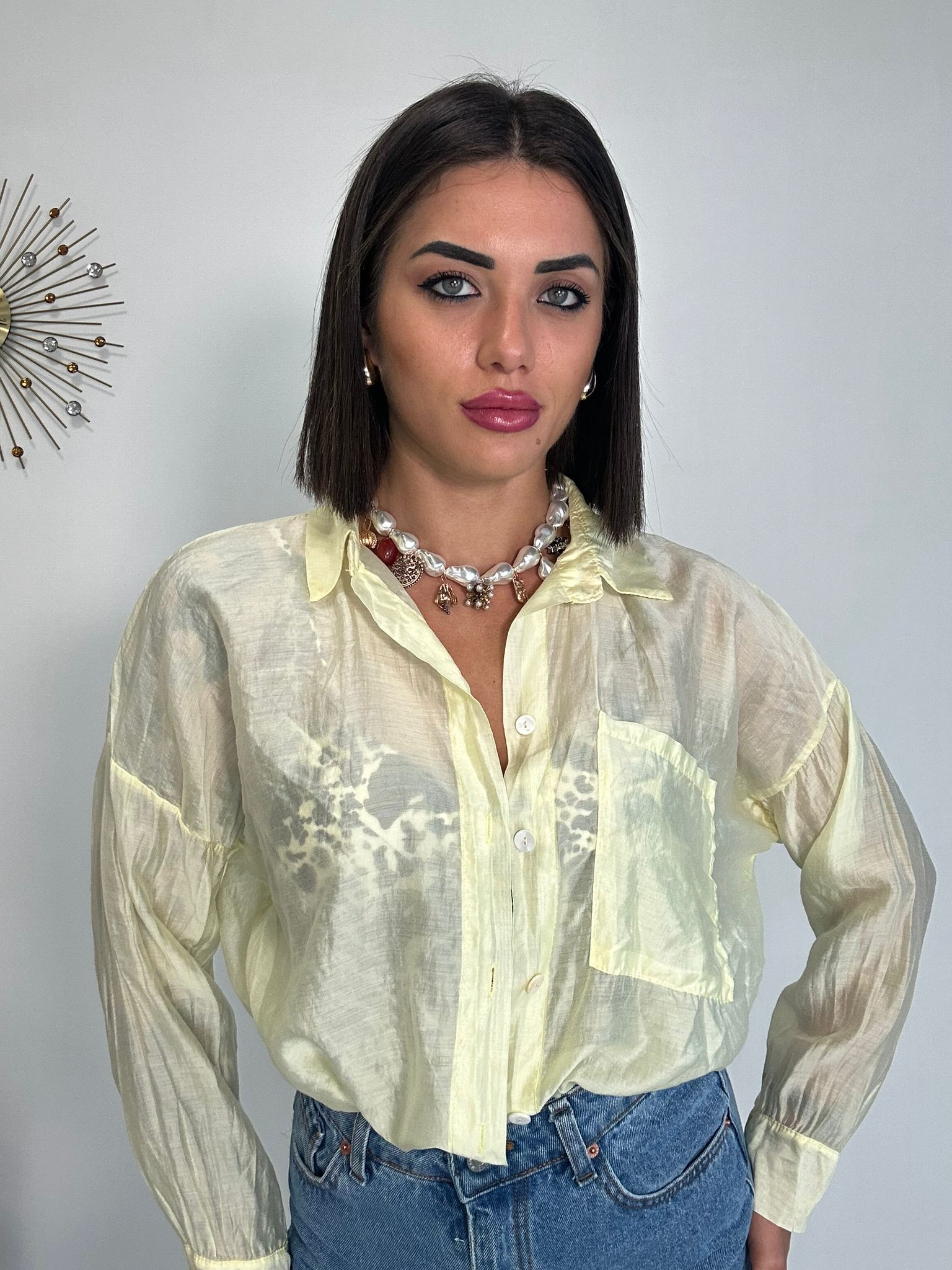 Camicia Basic - Gialla