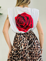 T-shirt Rosa - Bianco