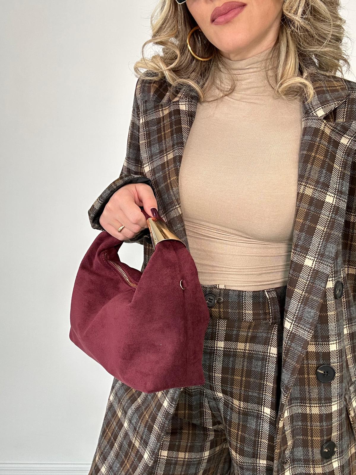 Borsa con dettaglio oro - Vinaccio