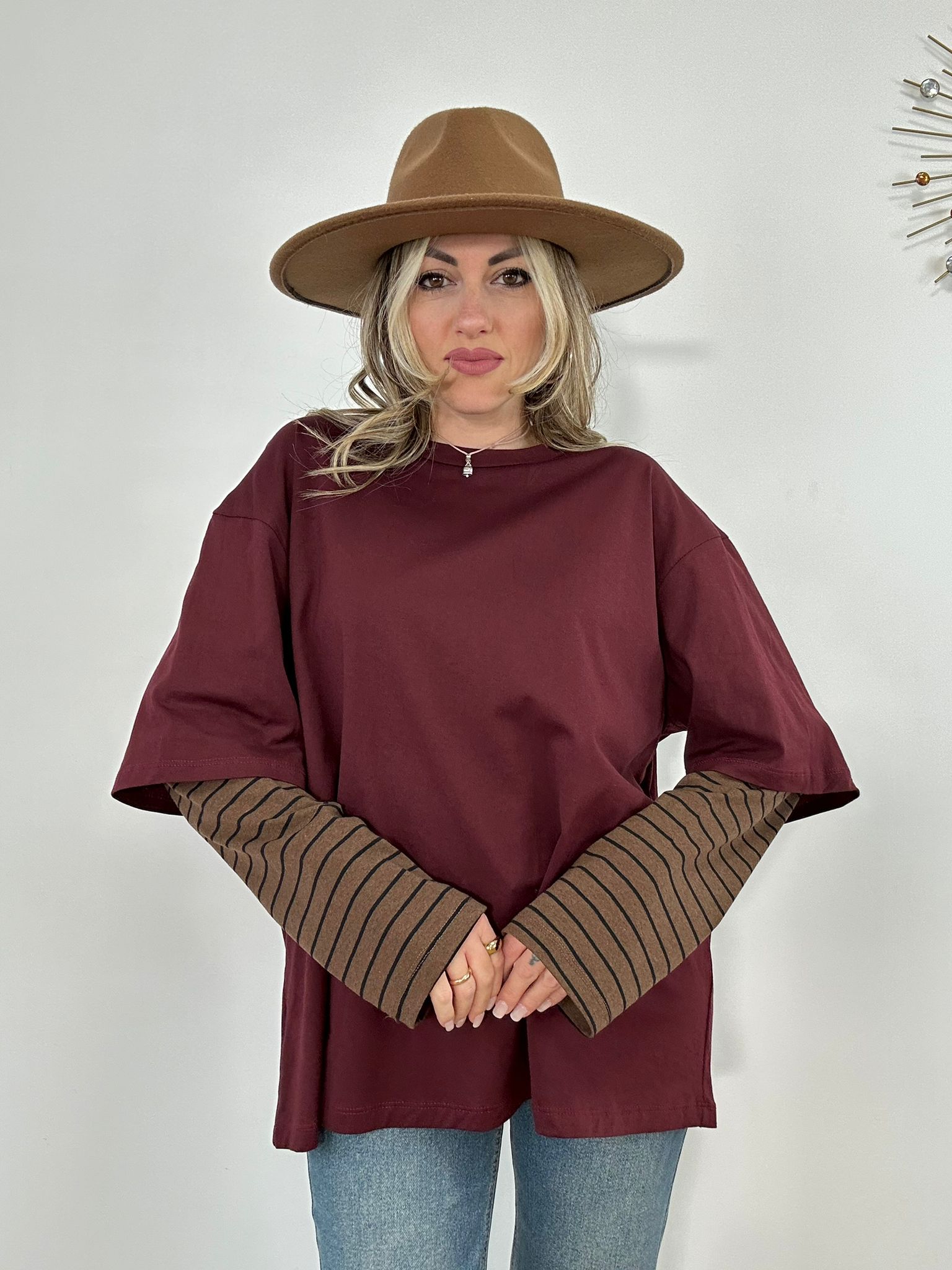 Maglia 2663 - Bordeaux