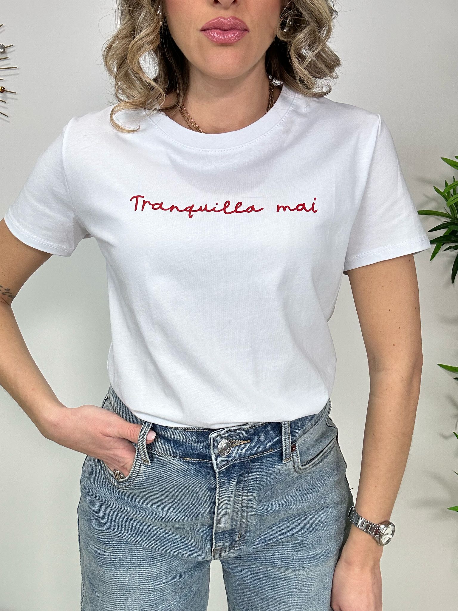 T-shirt « Ne t'inquiète pas, jamais »