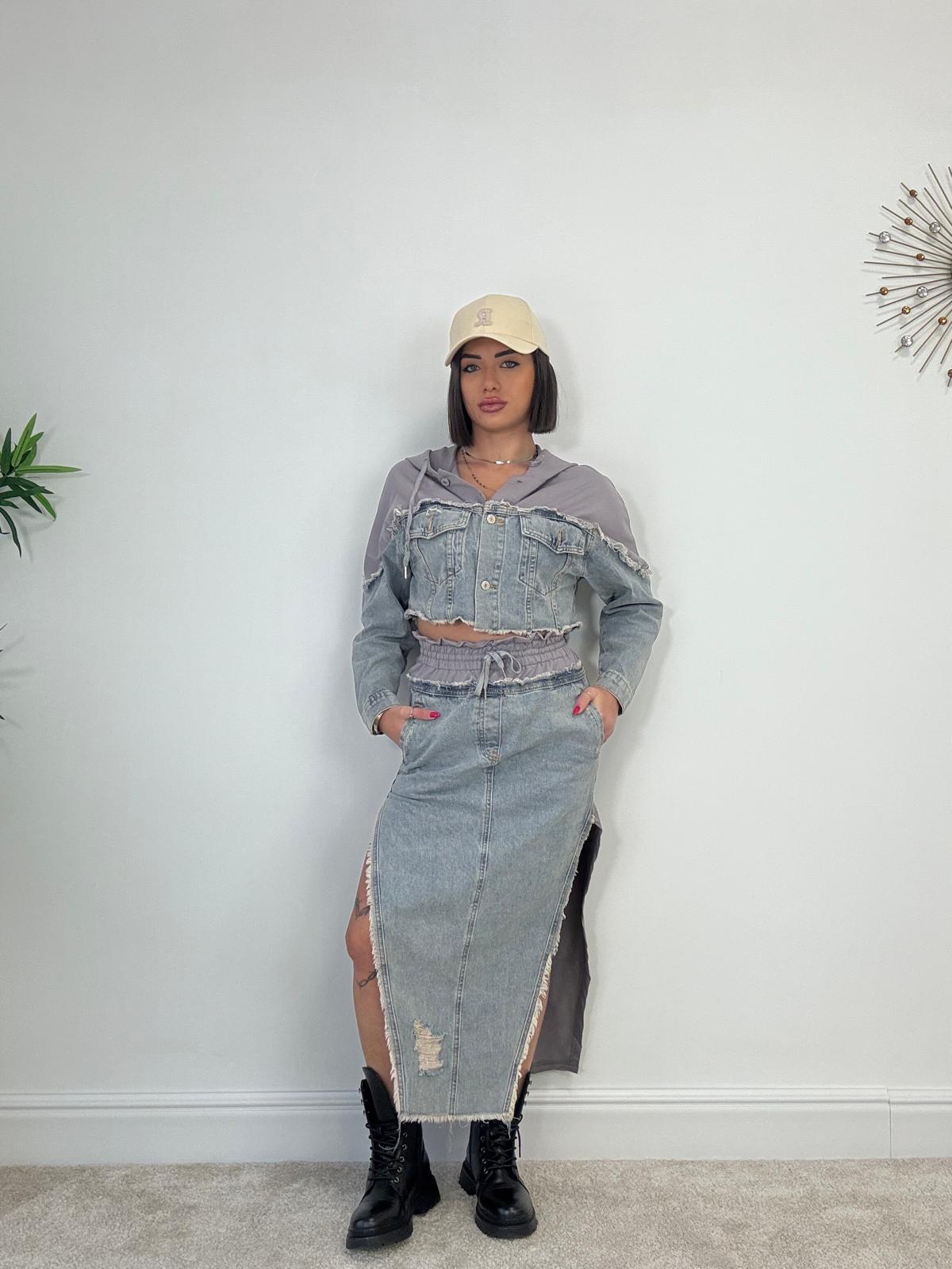 Ensemble Ruby Denim - Gris