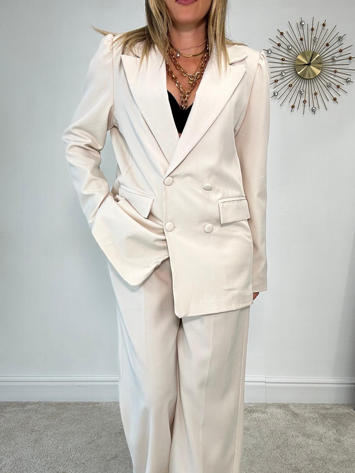 Tailleur 6687 (Blazer + Pantalone) Panna