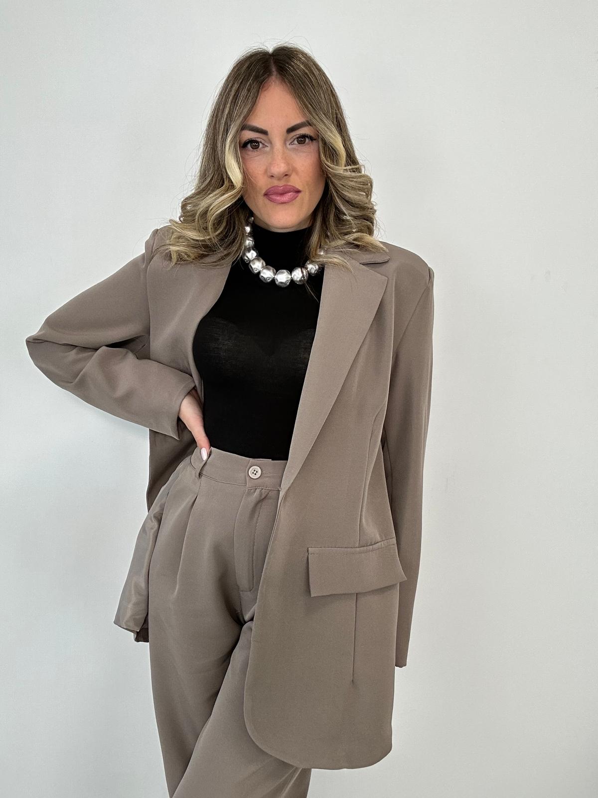 Tailleur Barcellona (Blazer + Pantalone) Fango