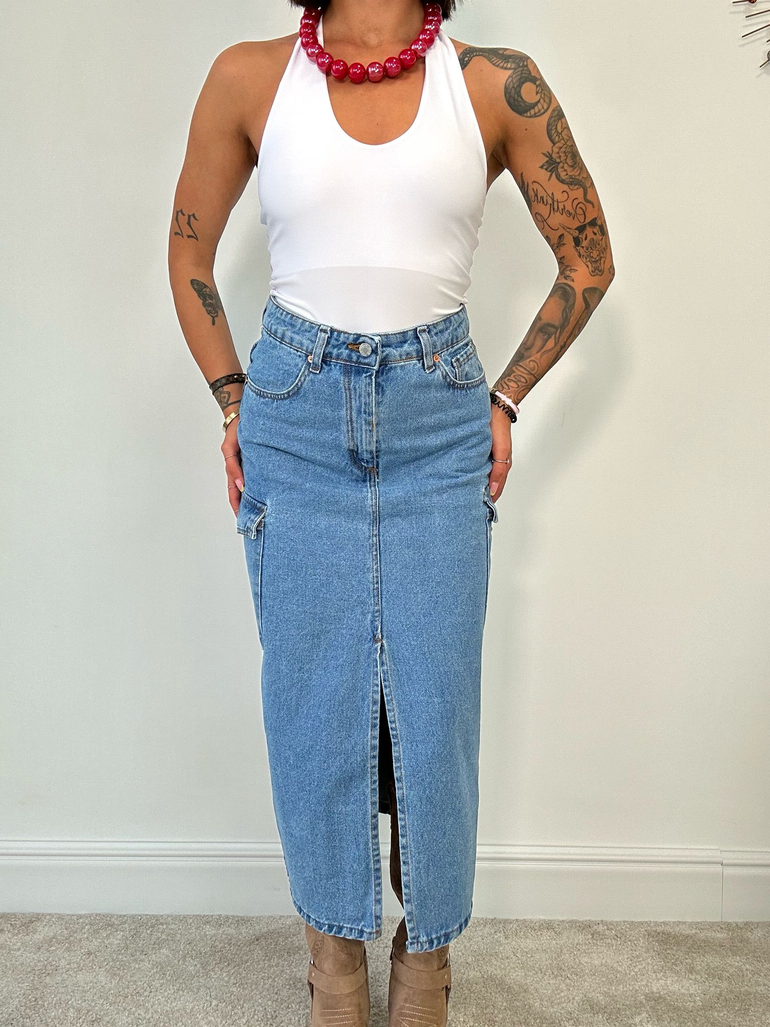 Jeansrock – Helle Waschung