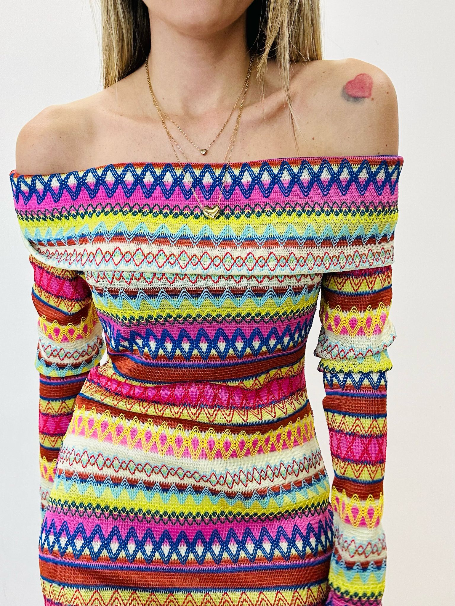 Robe Rio - Jaune et Bleu - FR4345