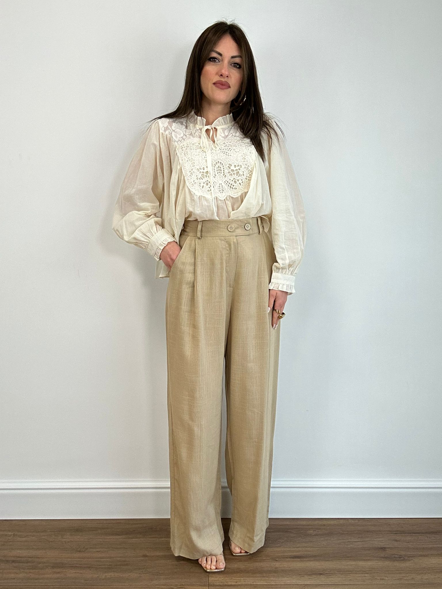 Pantalone 5845 - Beige